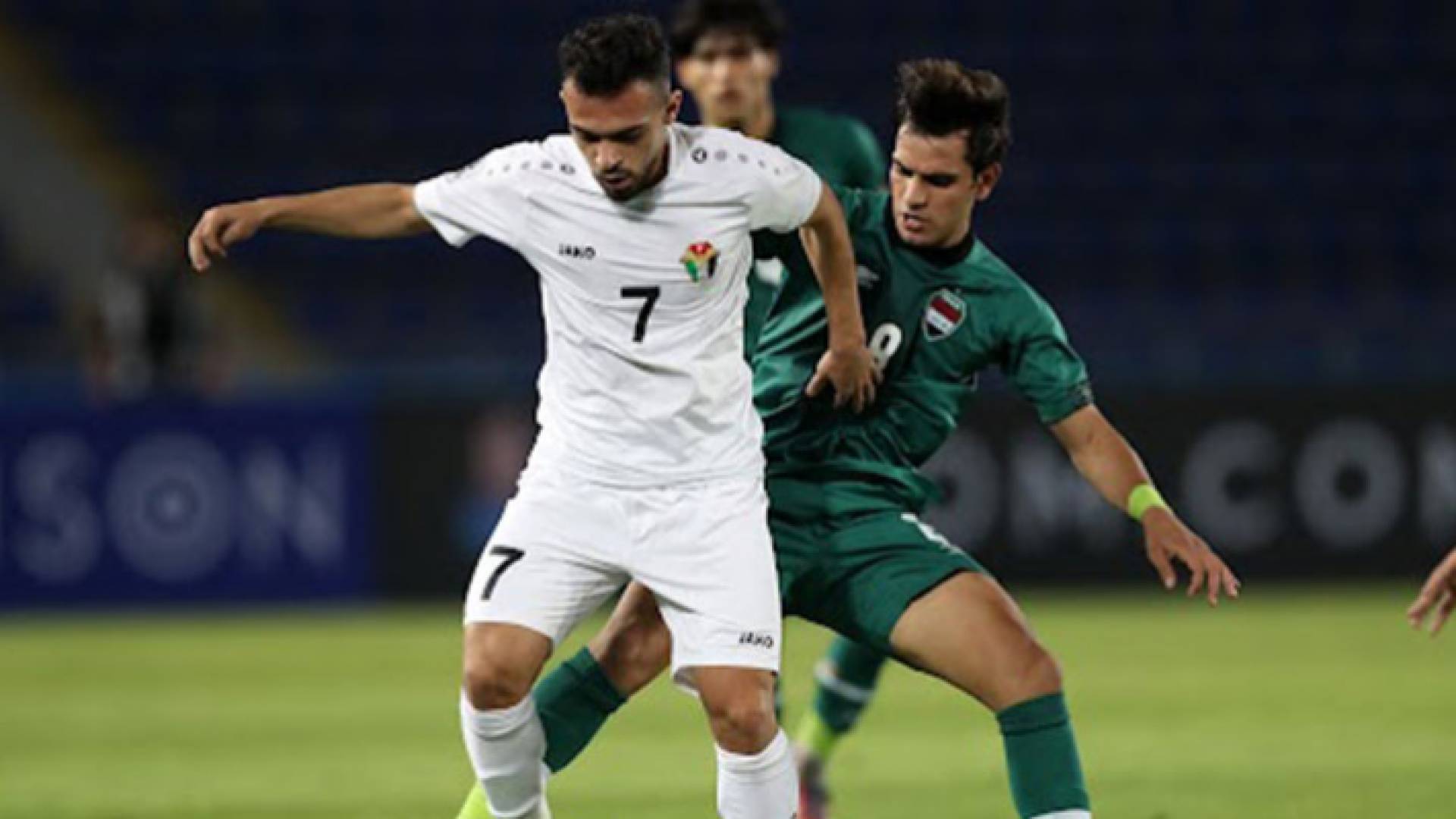 لاعب المنتخب الأولمبي الأردني عمر هاني