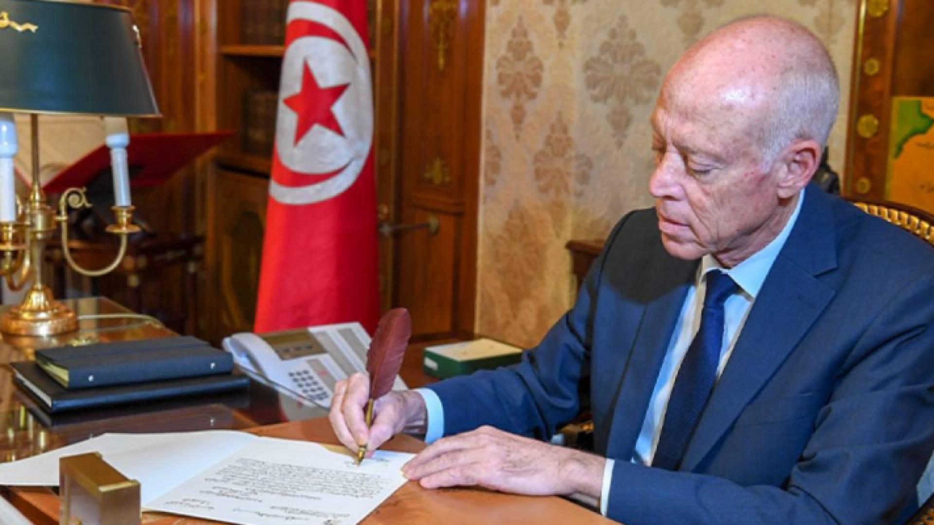 الرئيس التونسي - قيس سعيد