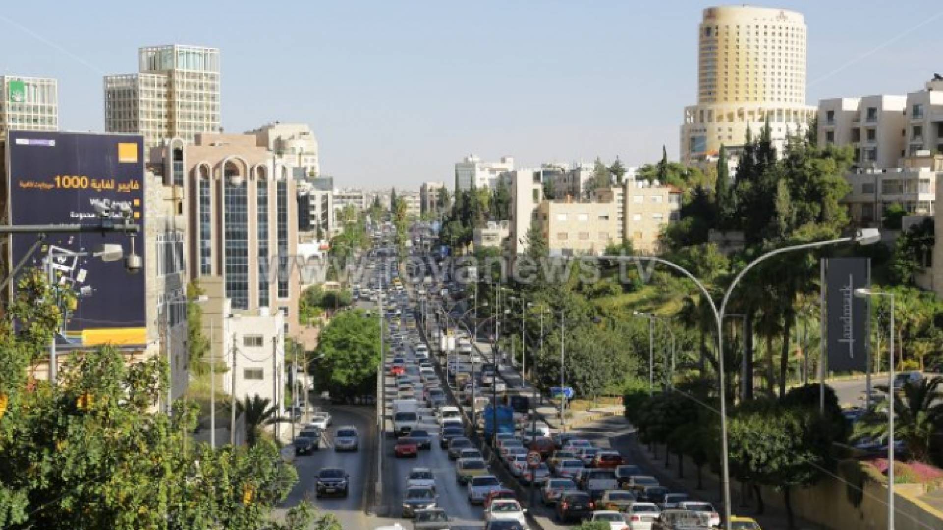 أزمة سير في العاصمة عمان