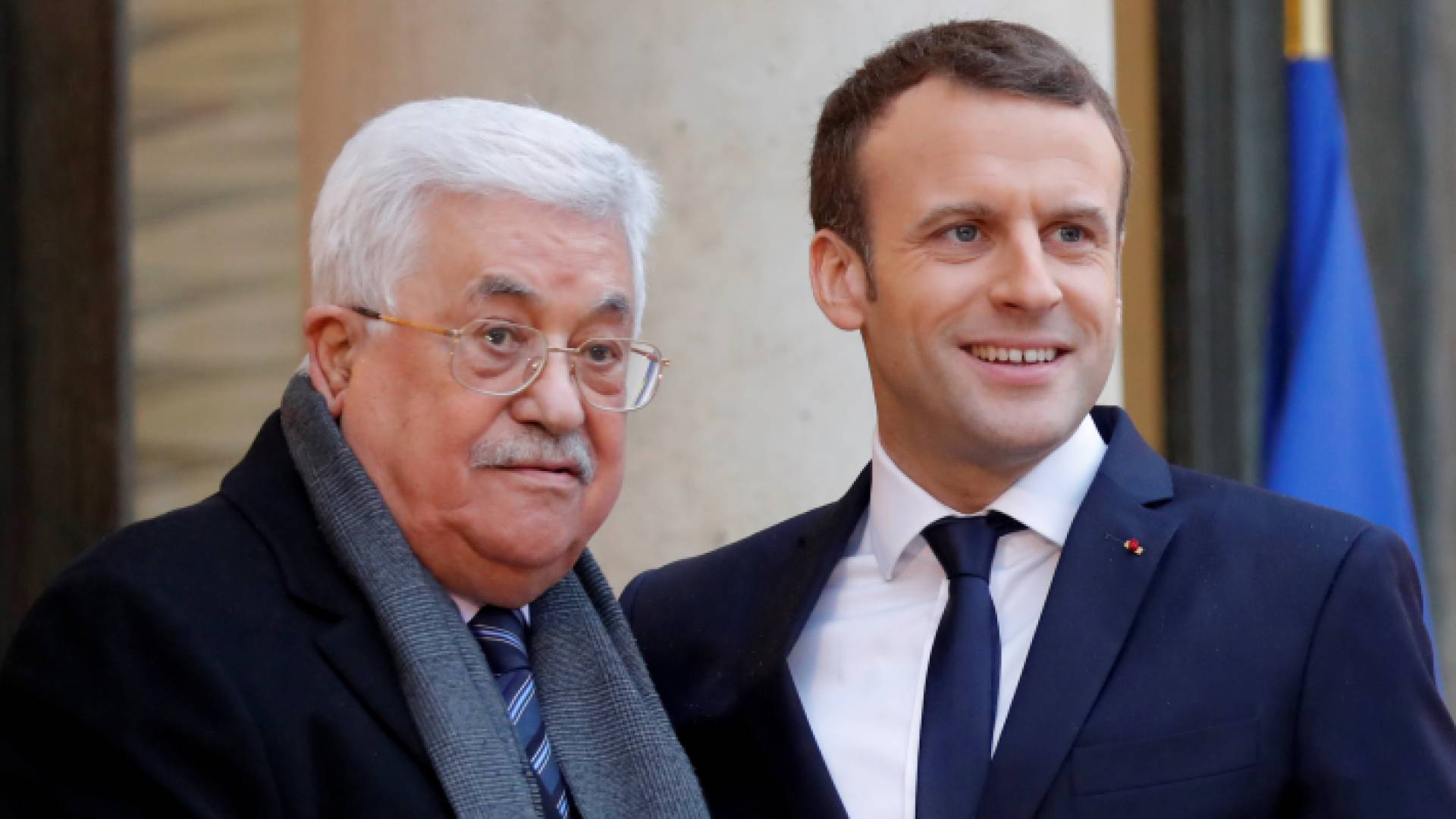 عباس ونظيره الفرنسي