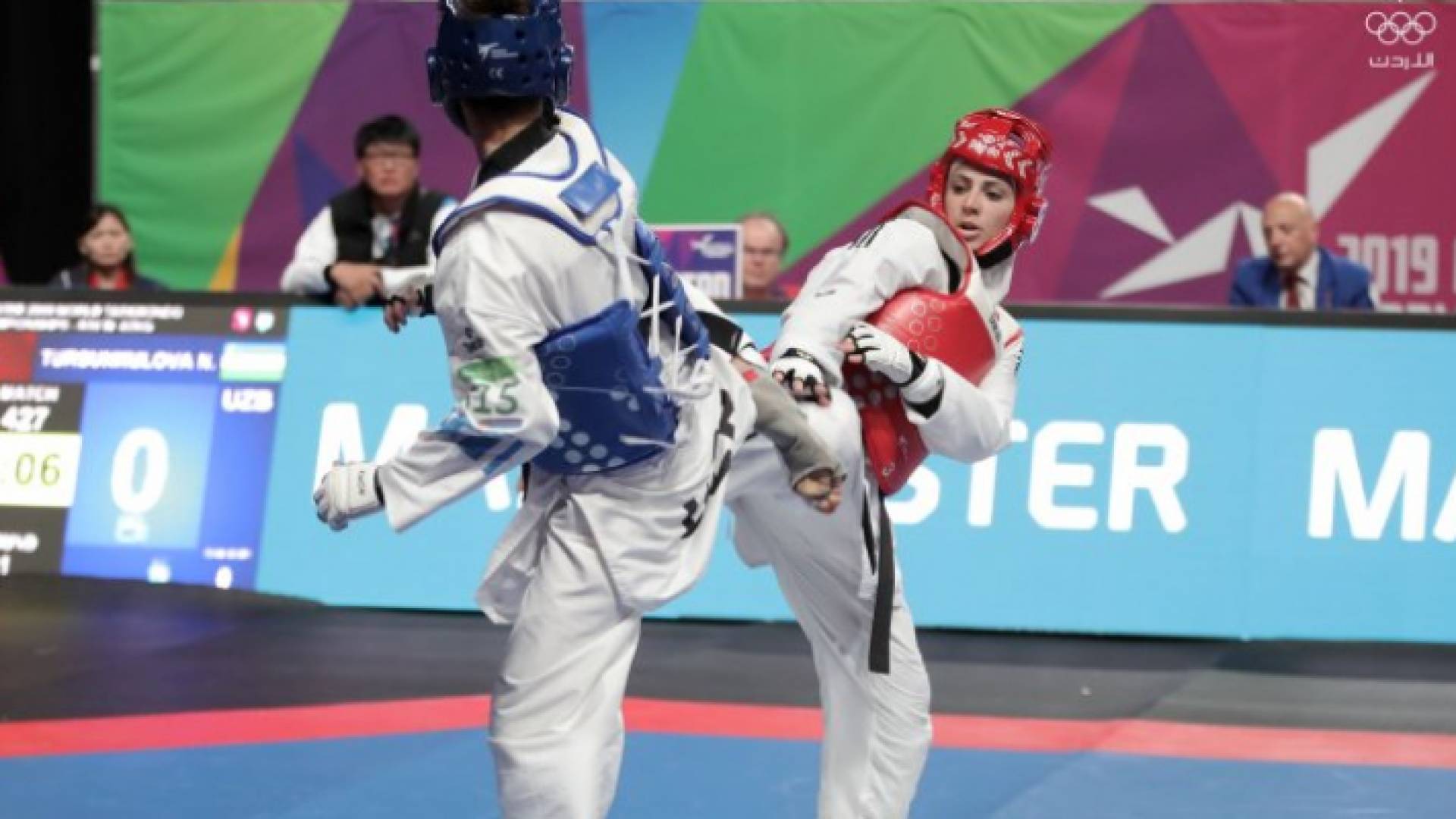 لاعبة المنتخب الوطني للتايكواندو، جوليانا الصادق