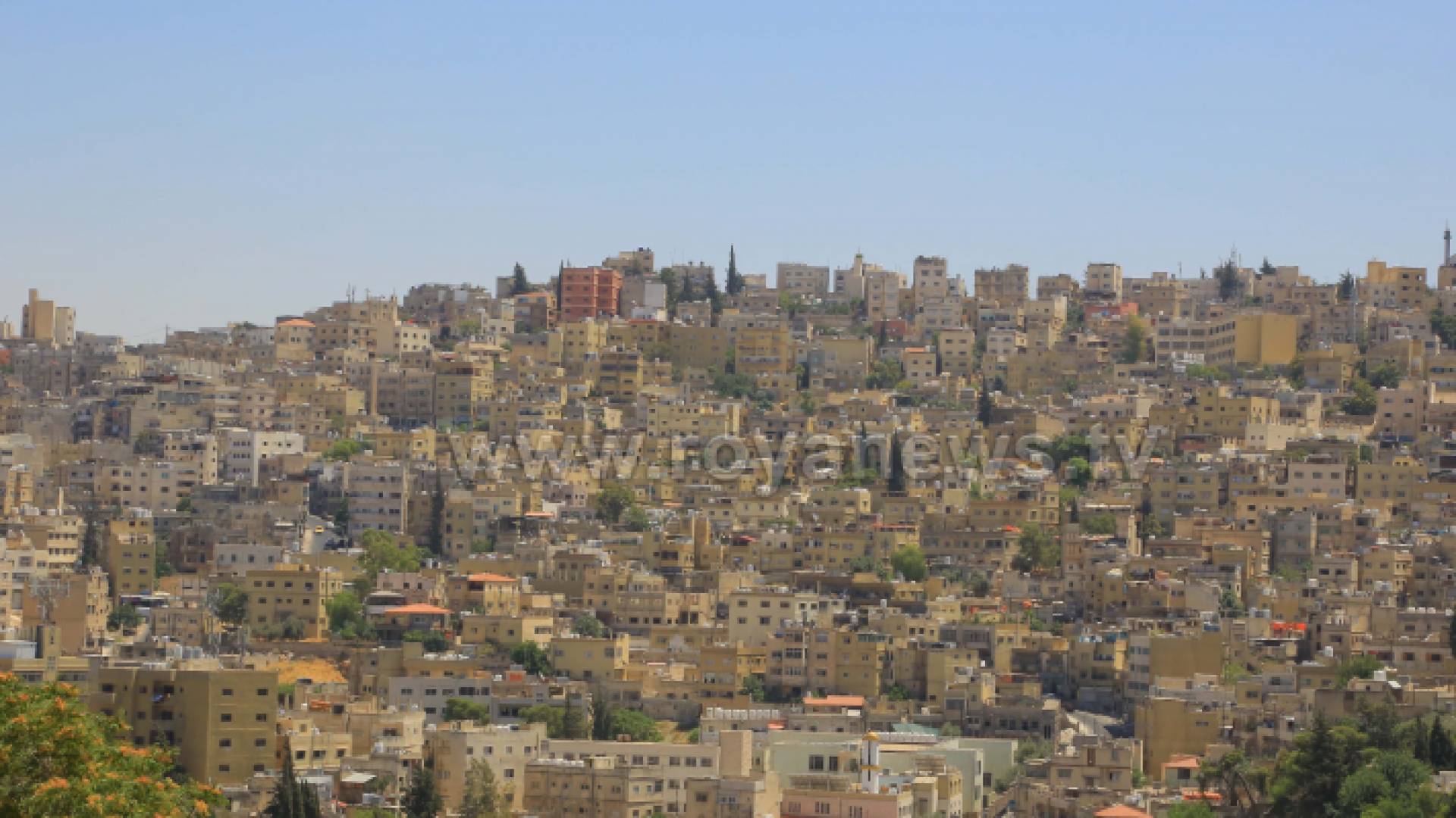 مبان في العاصمة عمان