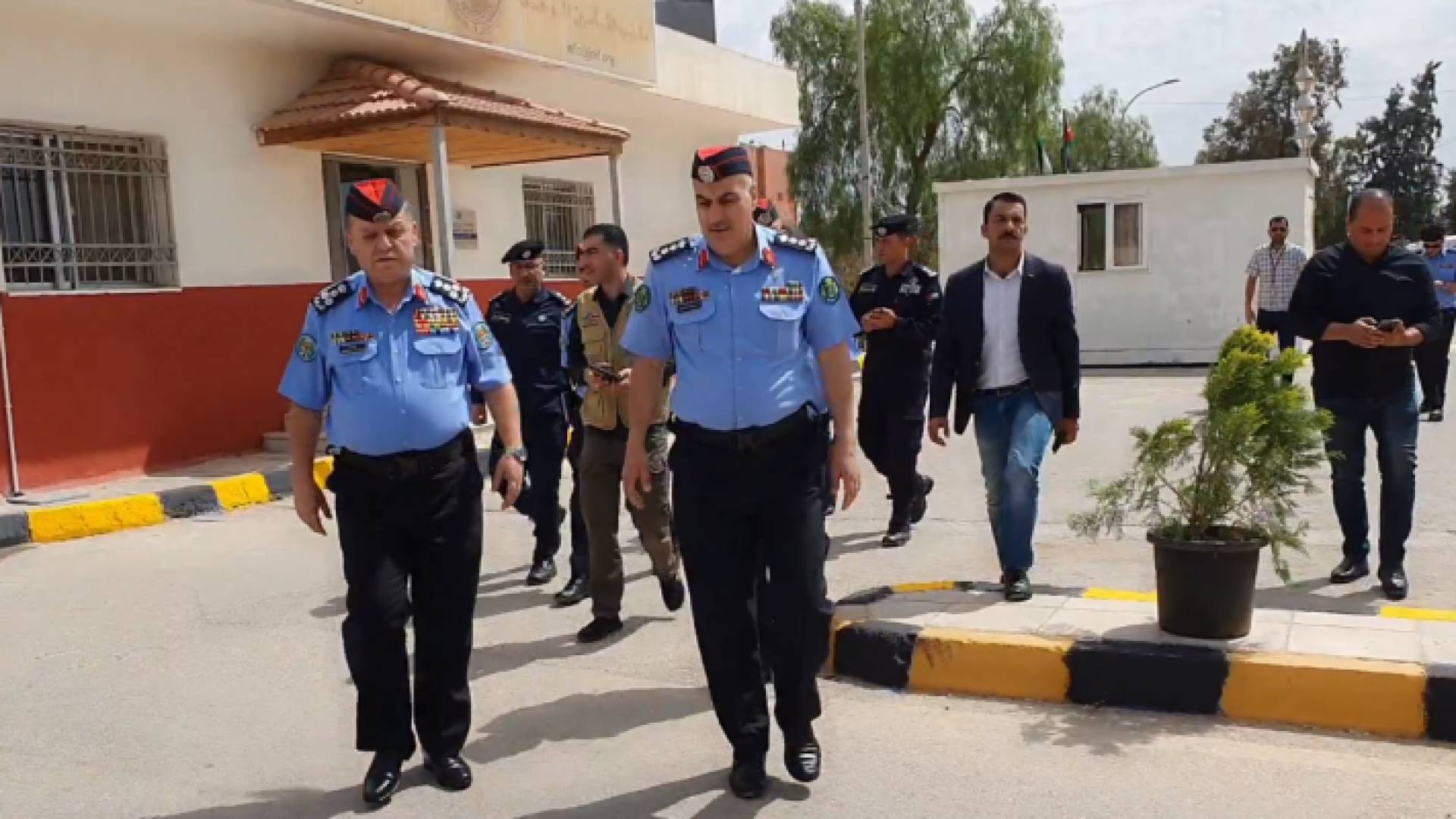 العميد رامي الدباس في افتتاحه المحطة