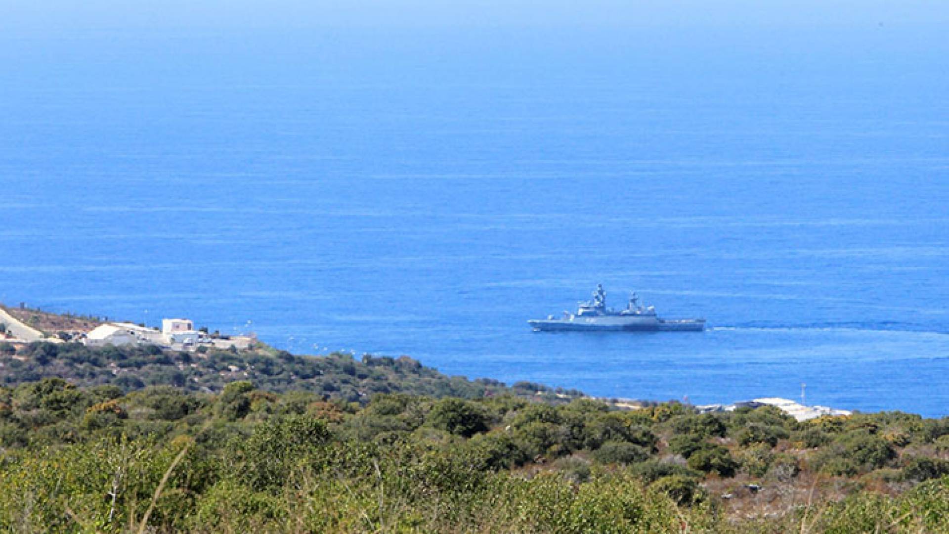 صورة لحقل كاريش للغاز الطبيعي المتنازع عليه بين لبنان والاحتلال الإسرائيلي