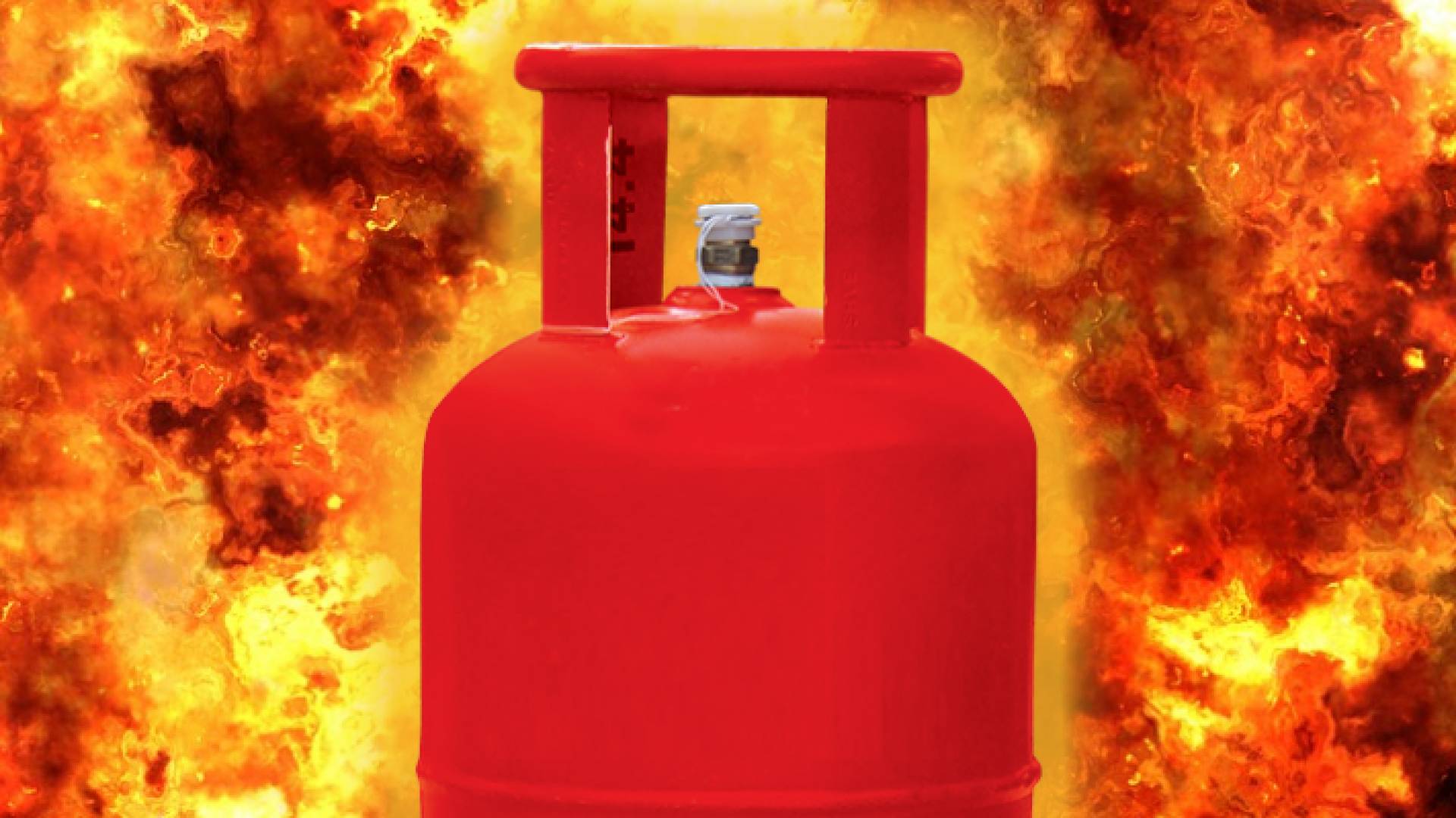 صورة تعبيرية لانفجار اسطوانة غاز