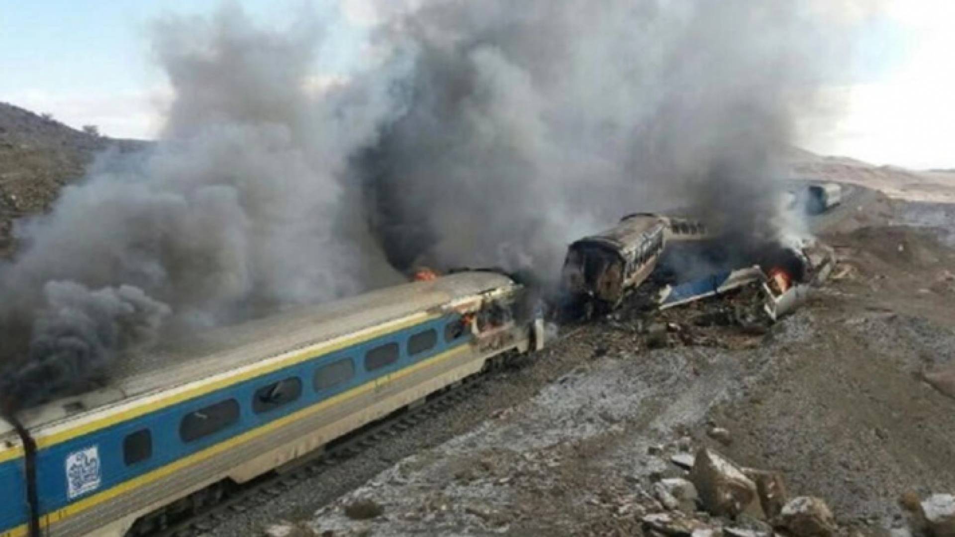 تحطم قطار- ارشيفية