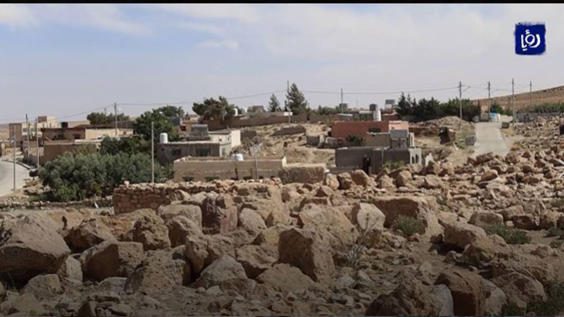 آثار قرية الصدقة في محافظة معان