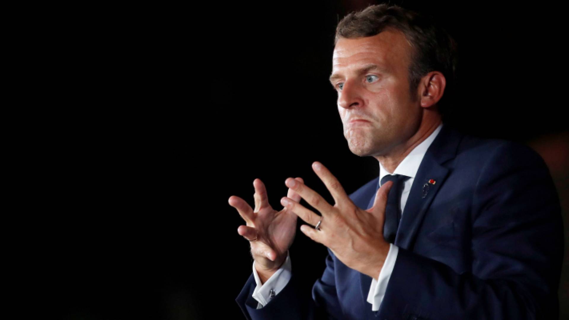 الرئيس الفرنسي إيمانويل ماكرون