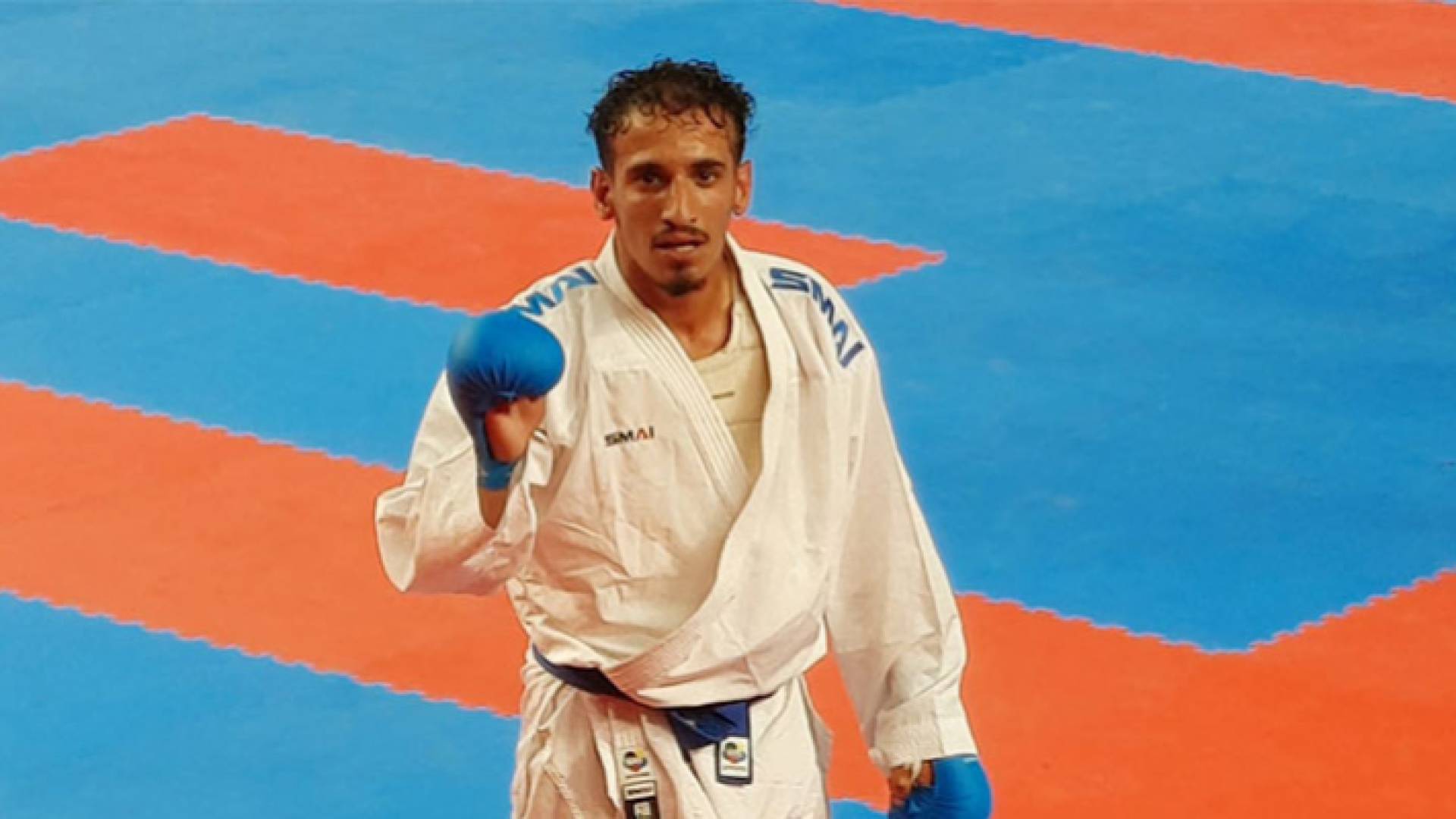 لاعب المنتخب الوطني للكراتيه، عمر شقرة