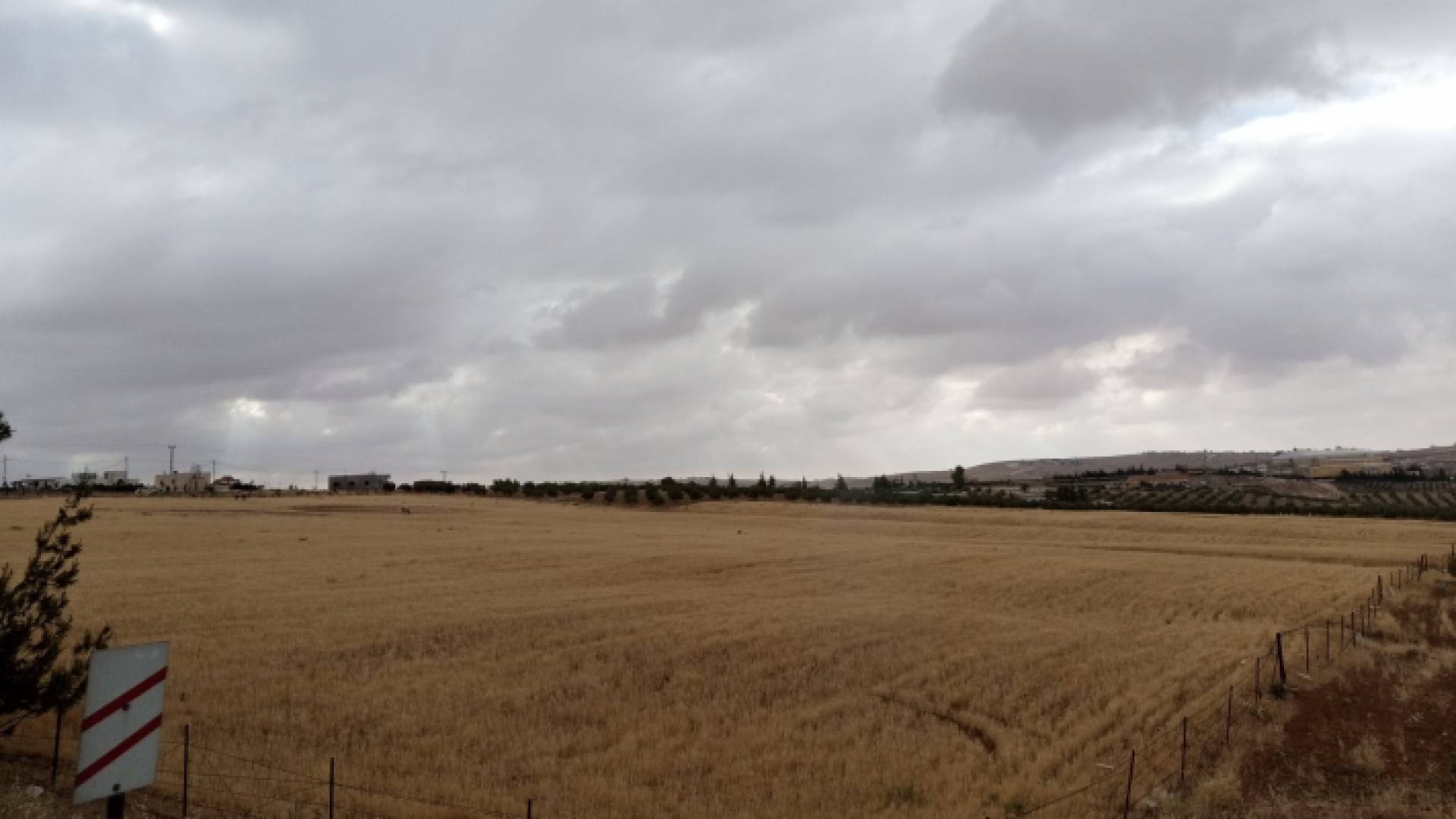 السماء ملبدة بالغيوم