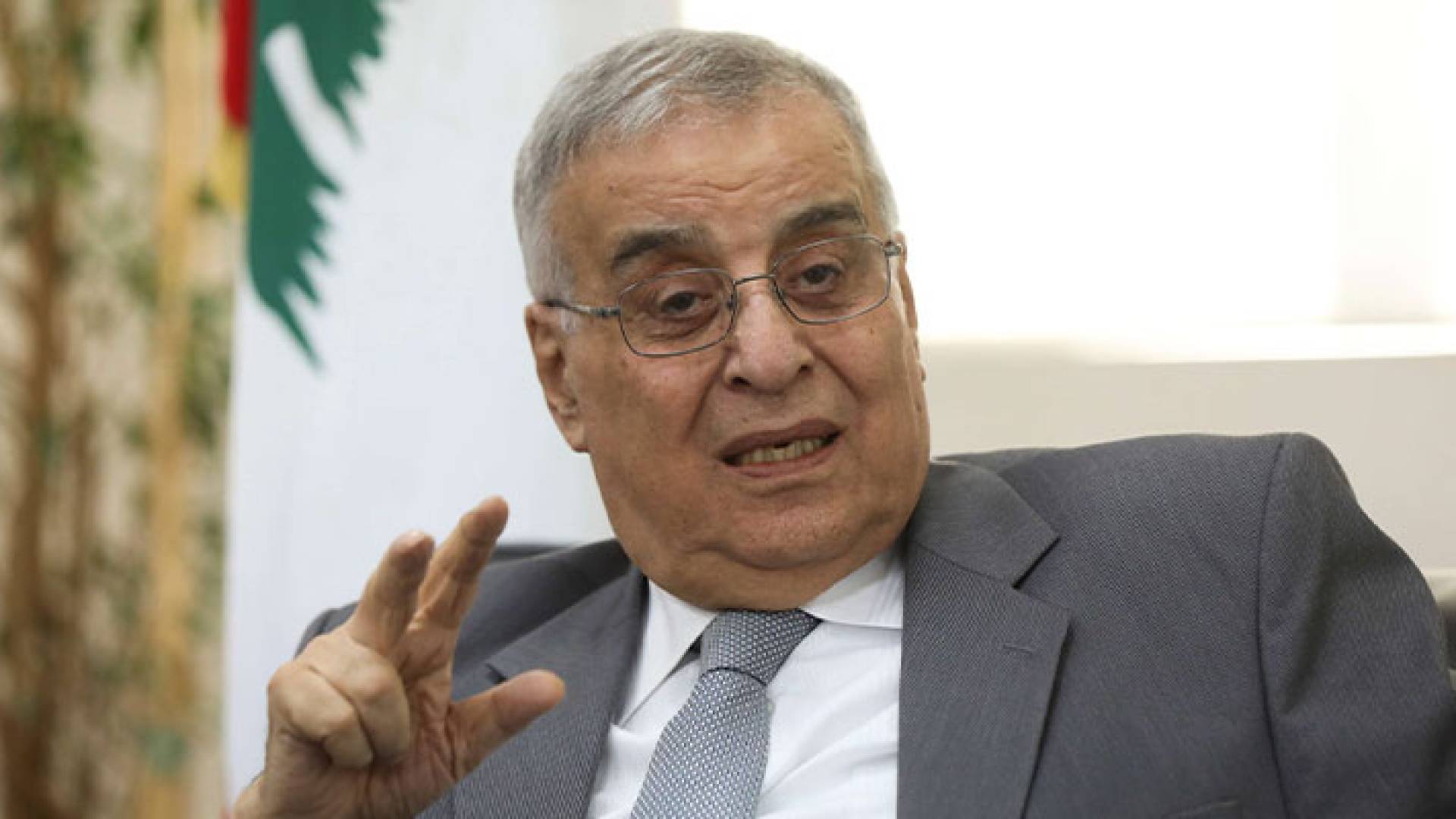 وزير الخارجية اللبناني عبدالله بوحبيب