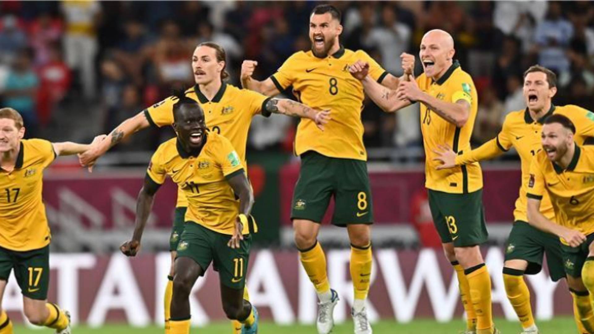 لاعبو المنتخب الاسترالي