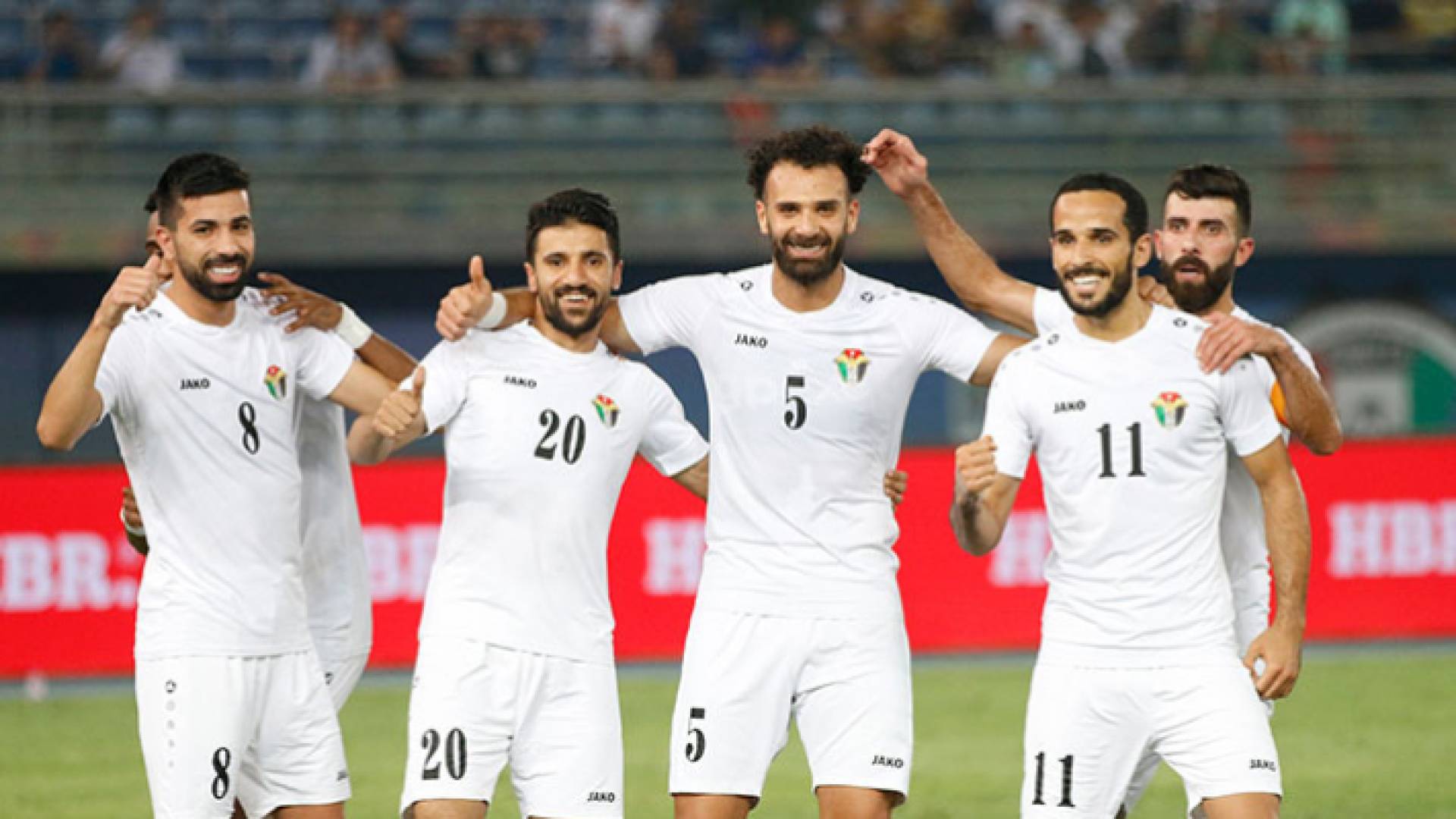 صورة سابقة للاعبي المنتخب الأردني لكرة القدم