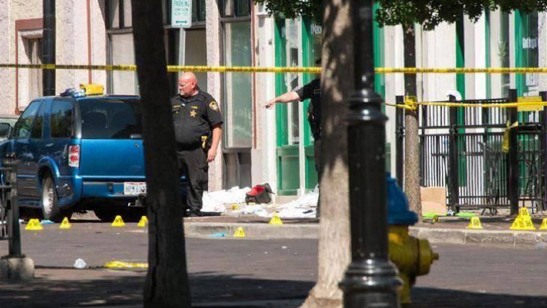 موقع حادثة اطلاق نار