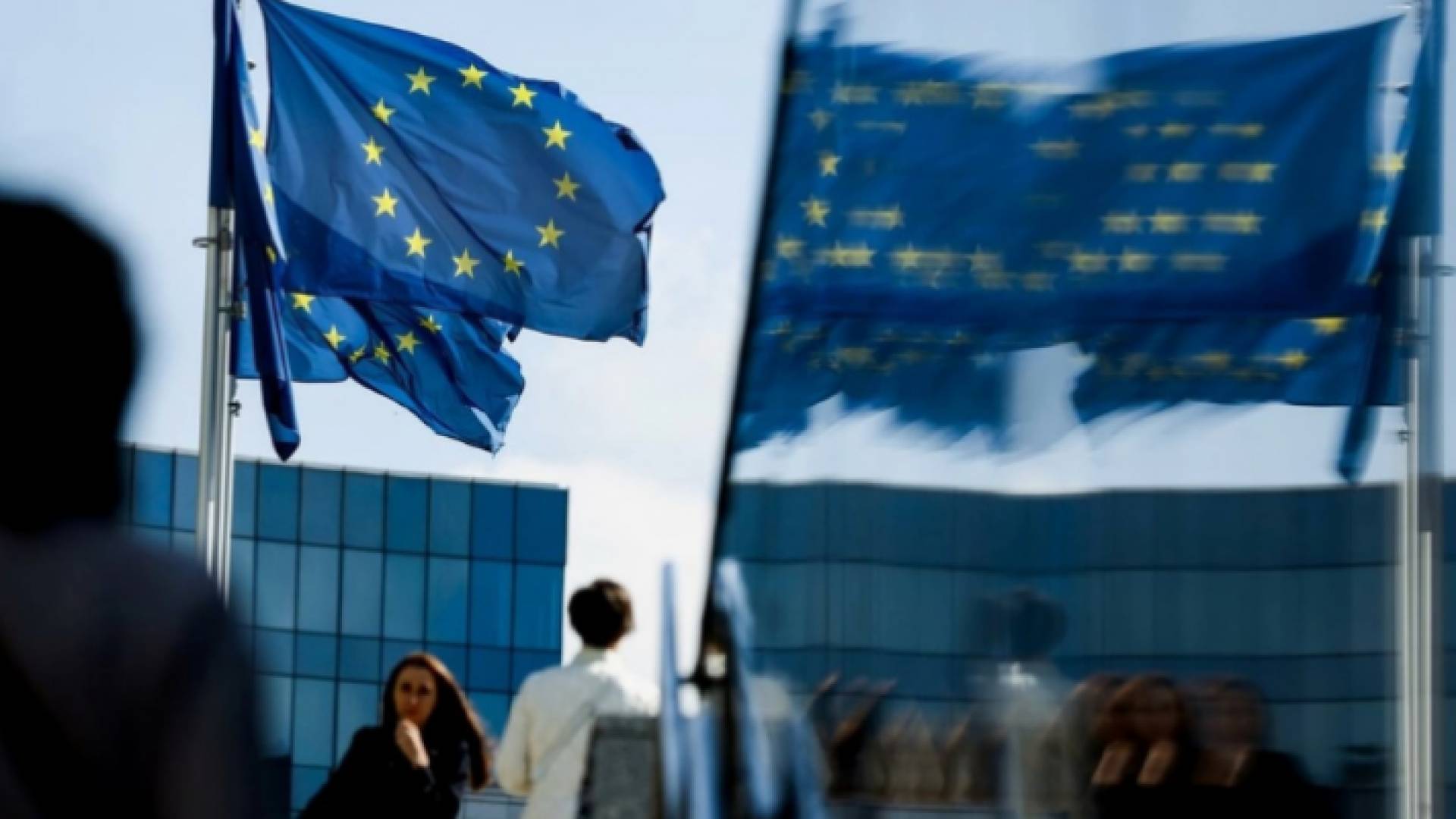 صورة توضيحية لعلم الاتحاد الأوروبي