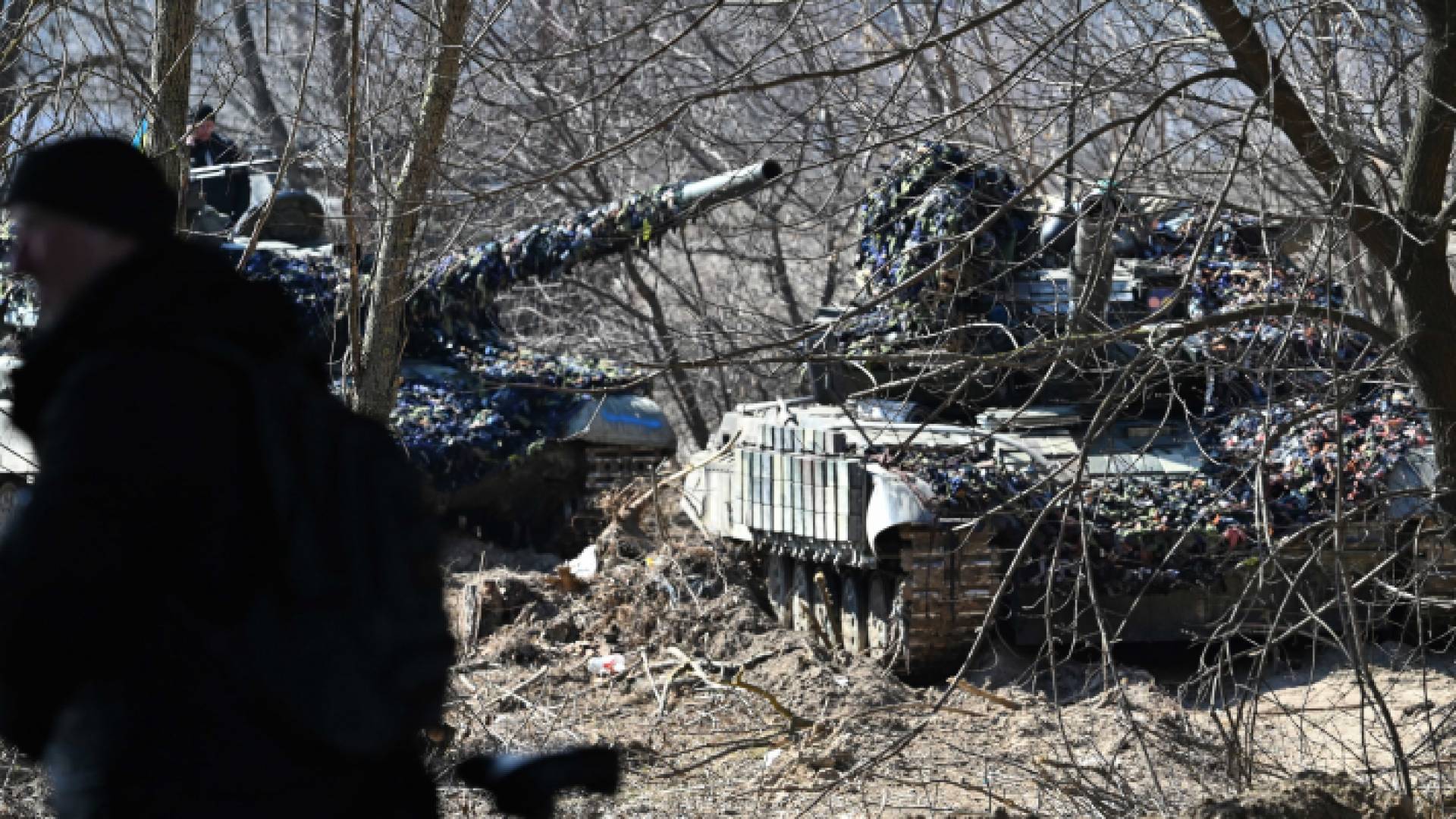 آلية عسكرية تابعة للقوات الأوكرانية