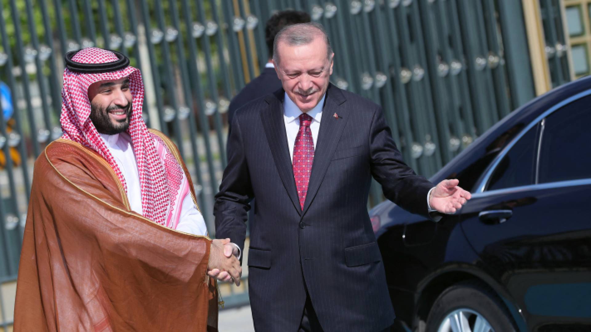 الرئيس التركي رجب طيب أردوغان وولي العهد السعودي الامير محمد بن سلمان