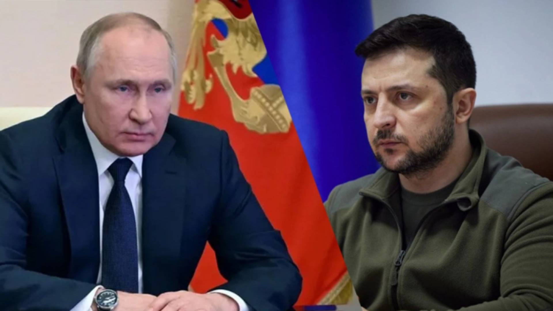 الرئيسان الروسي فلاديمير بوتين والأوكراني فولودمير زيلينسكي
