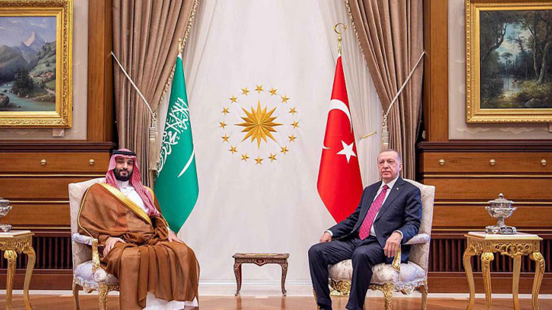 محمد بن سلمان ورجب طيب أردوغان