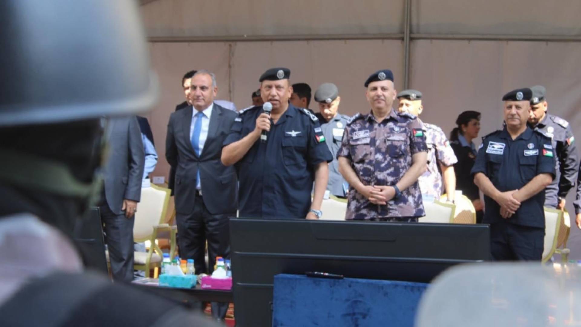 الحواتمة يتابع مجريات التمرين الوهمي