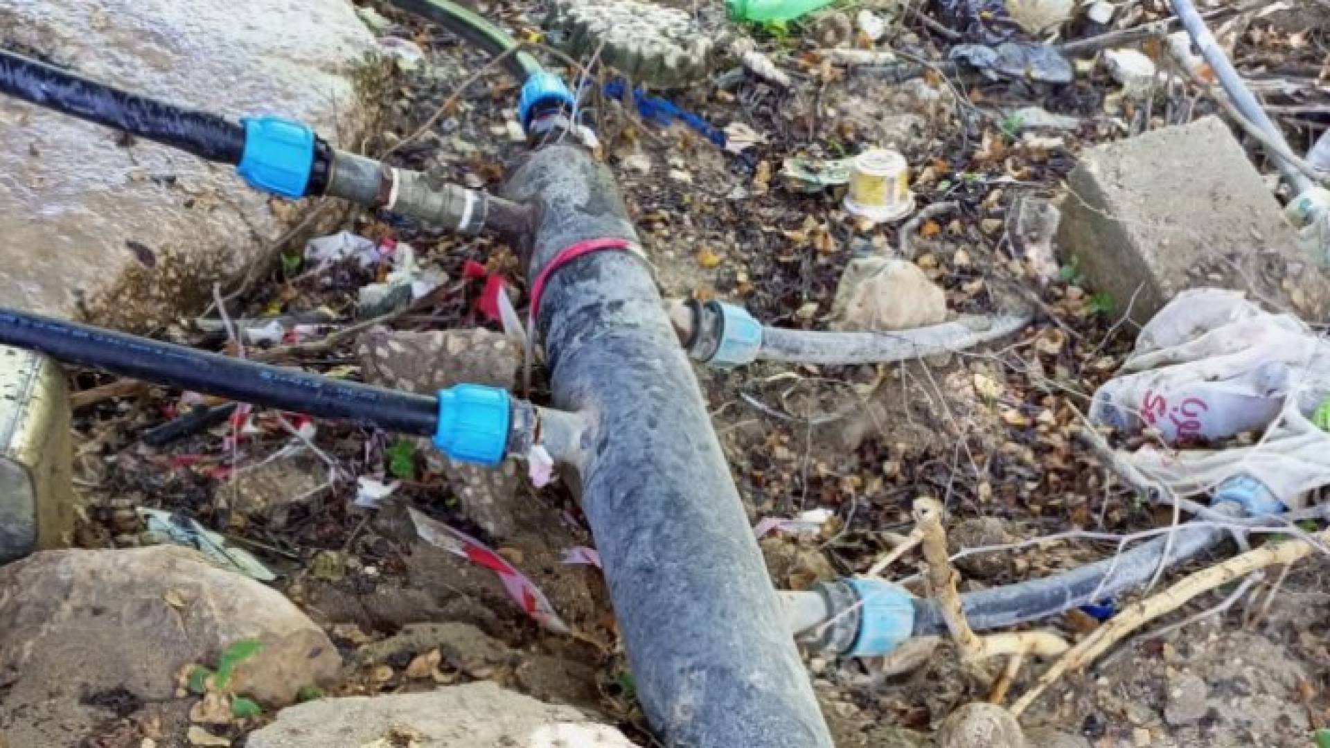 صورة أرشيفية لاعتداءات على خط مياه رئيسي للشرب