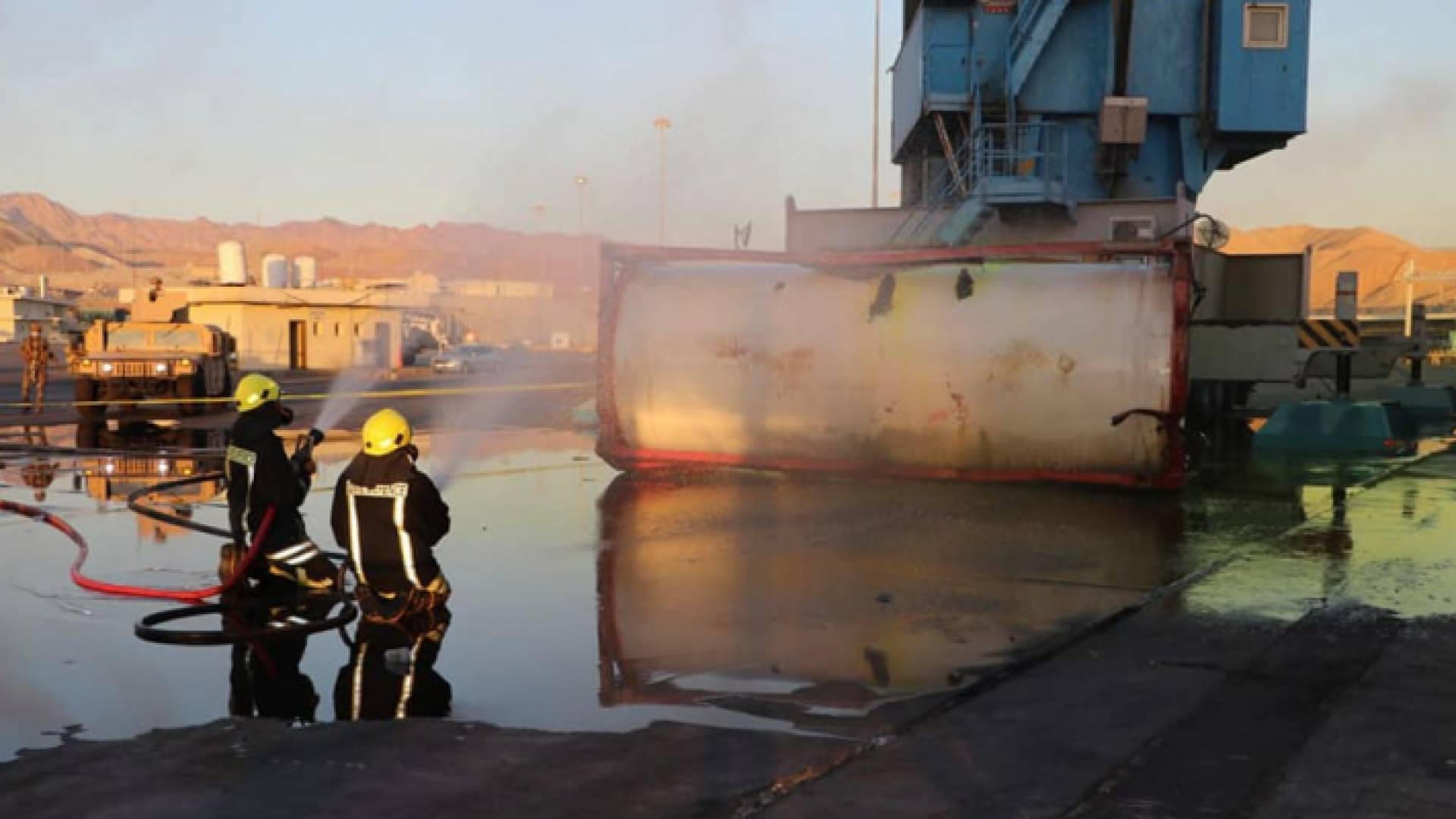 الصورة من مكان الحادثة