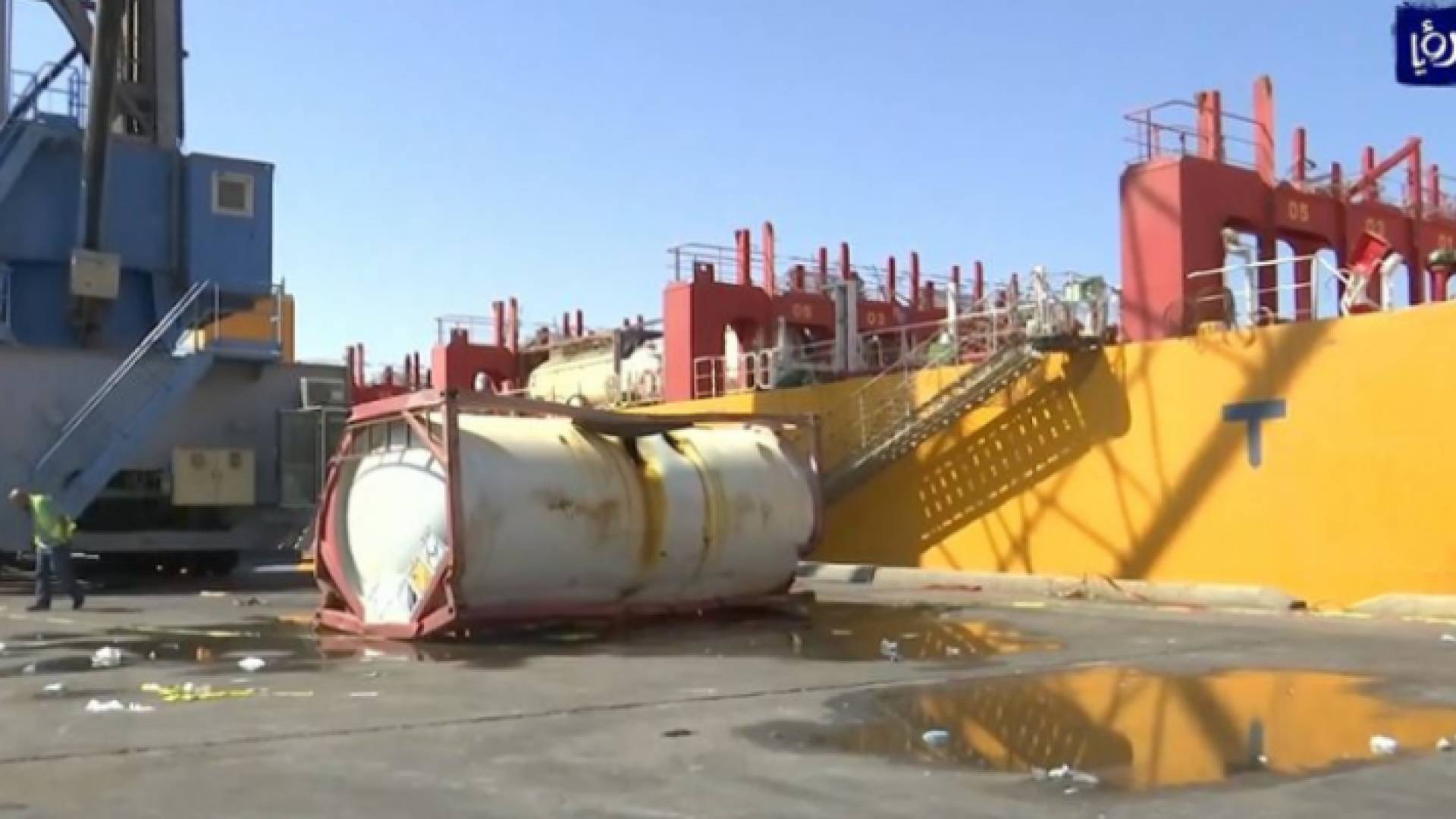 صورة من مكان الحادثة