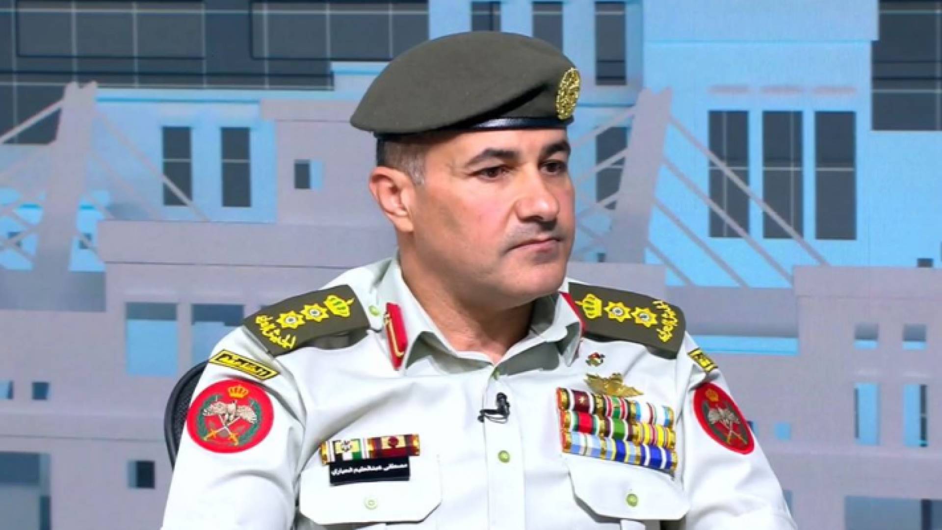مدير الإعلام العسكري في القوات المسلحة الأردنية العقيد مصطفى الحياري