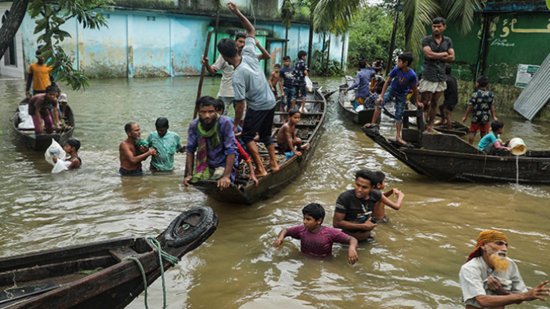 الصورة من الفيضانات