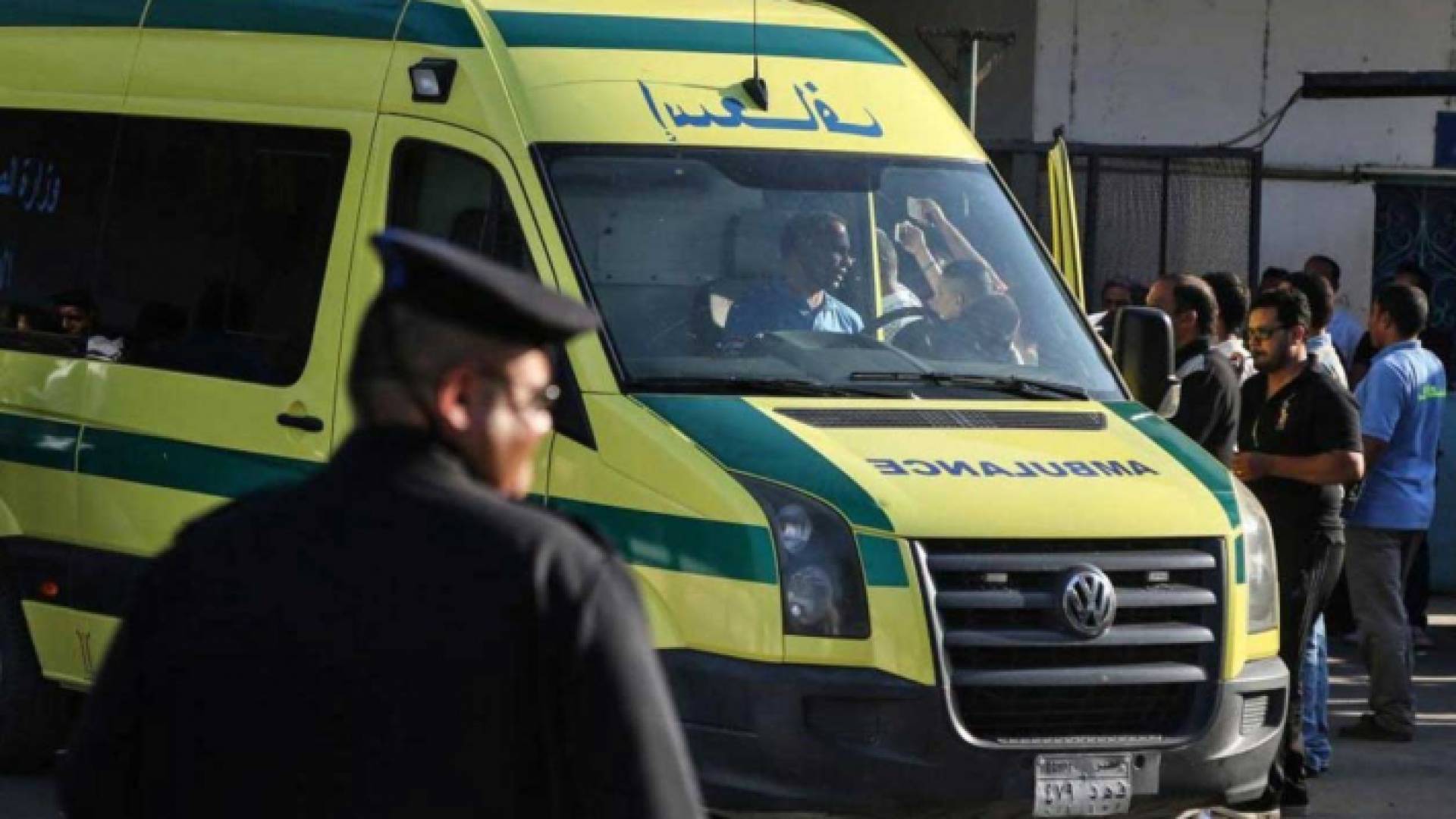 صورة أرشيفية لسيارة إسعاف مصرية