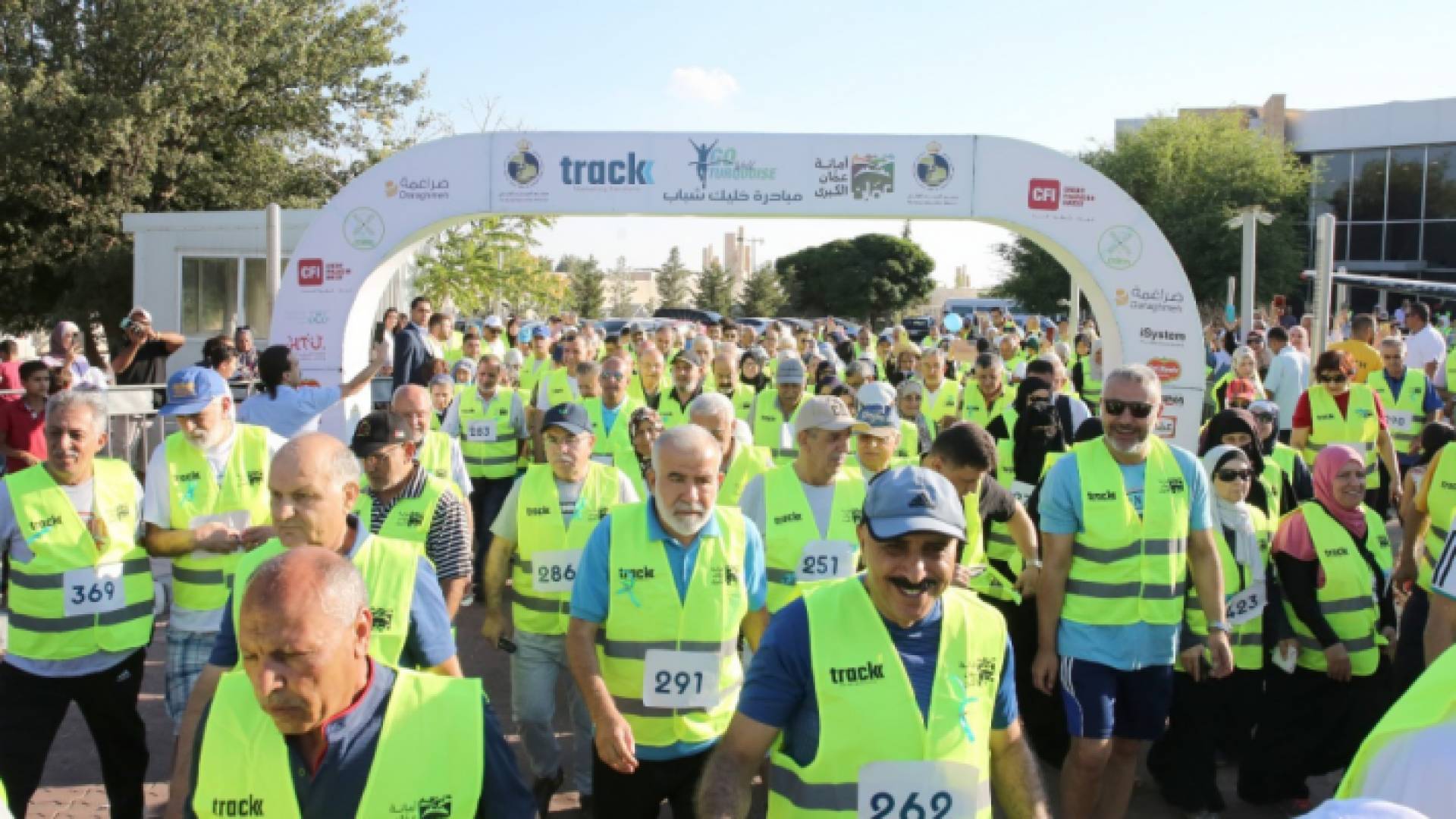 جانب من السباق