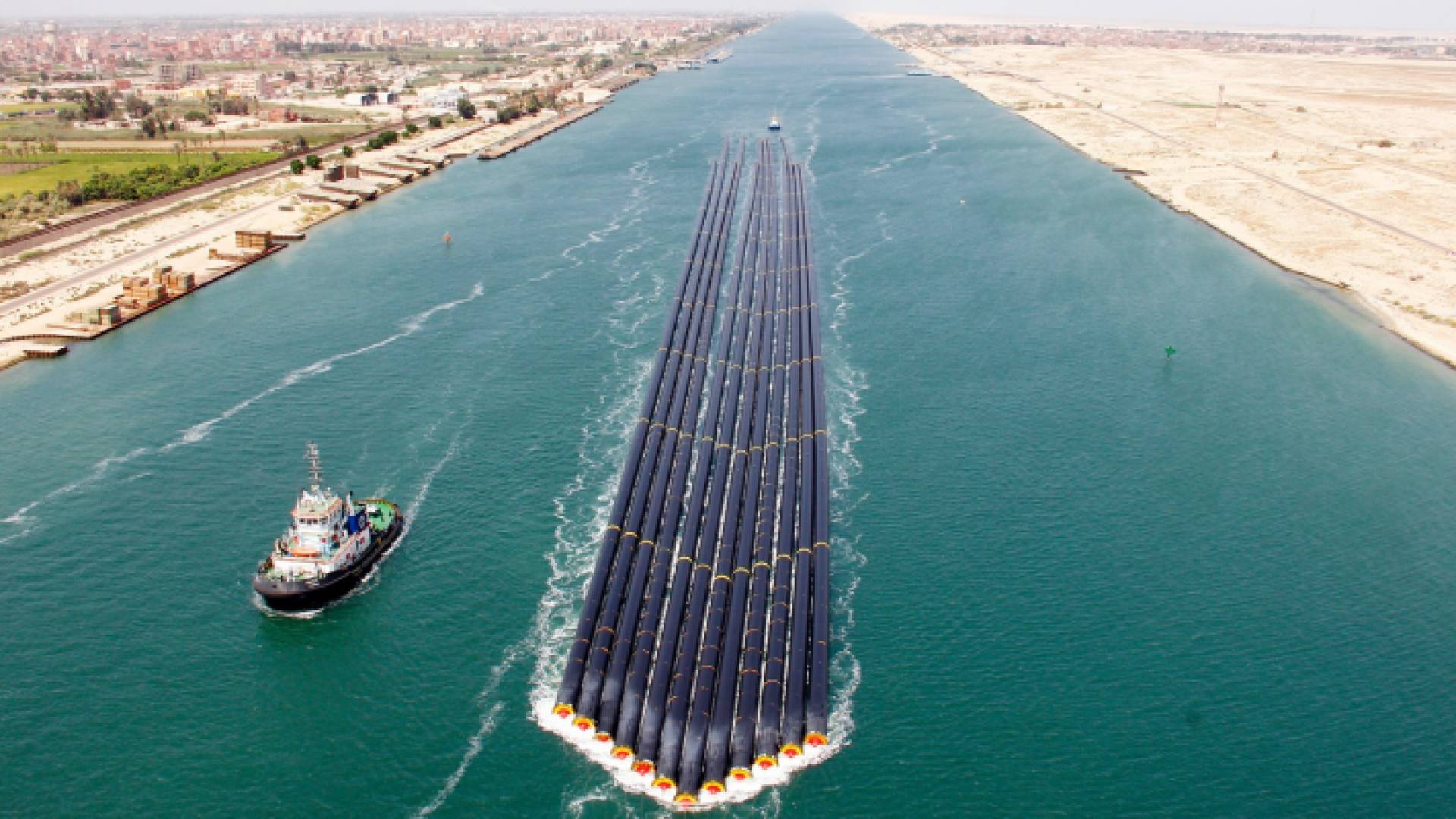 صورة أرشيفية لقناة السويس