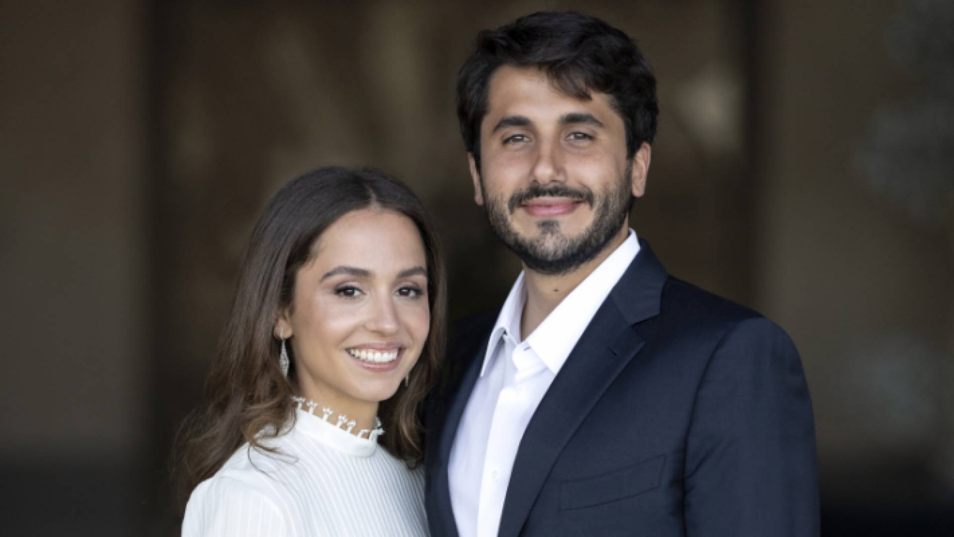 صاحبة السمو الملكي الأميرة إيمان بنت عبدالله الثاني والسيد جميل ألكساندر ترميوتس