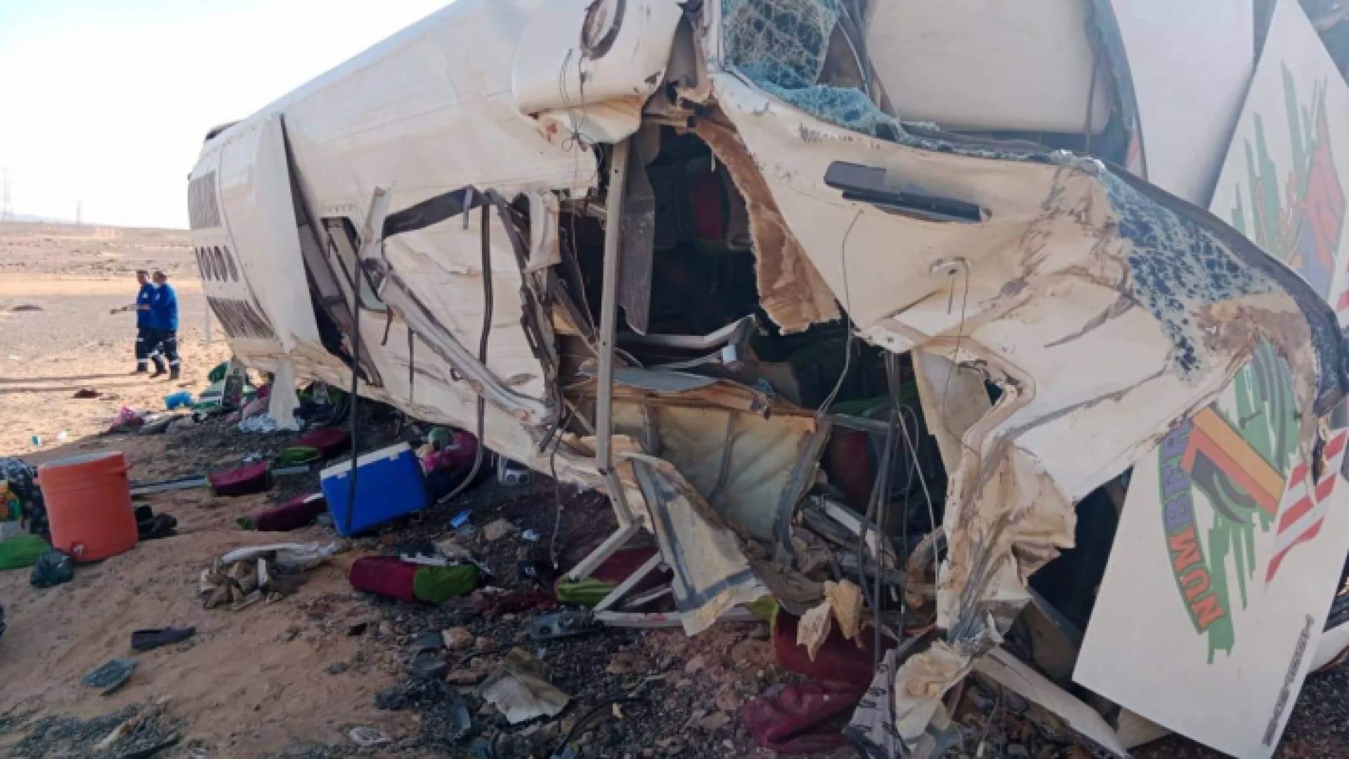 حادث انقلاب الحافلة