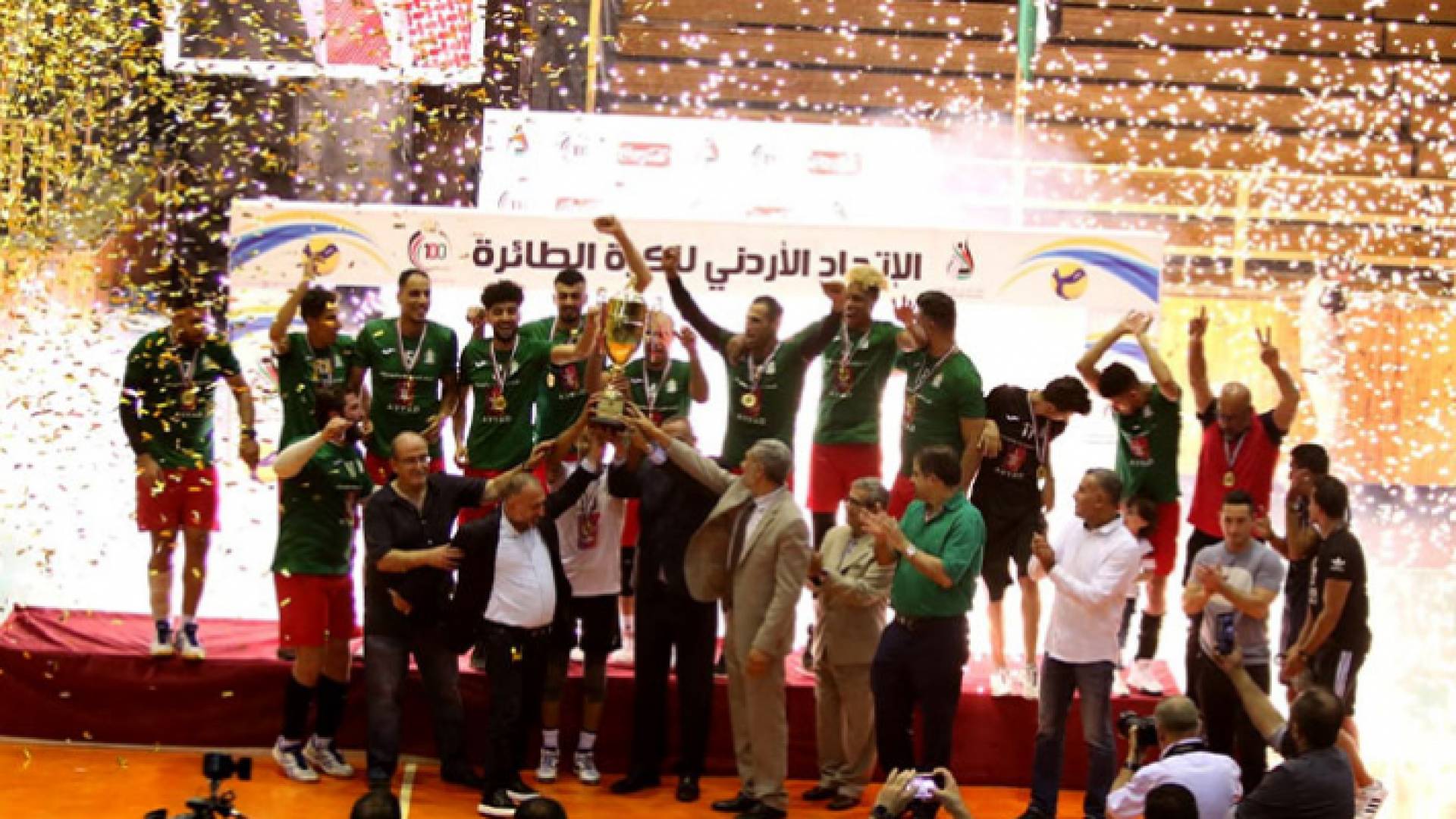 تتويج نادي الوحدات بلقب كأس الأردن للكرة الطائرة