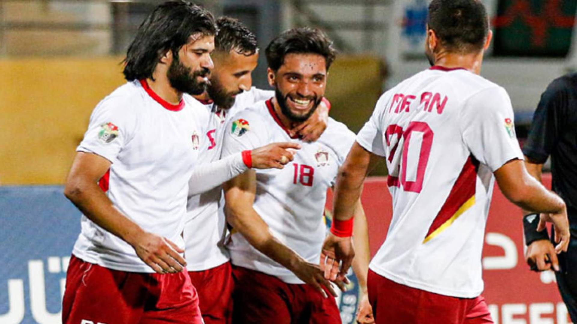 هدفا معان حملا توقيع اللاعب علي المصري