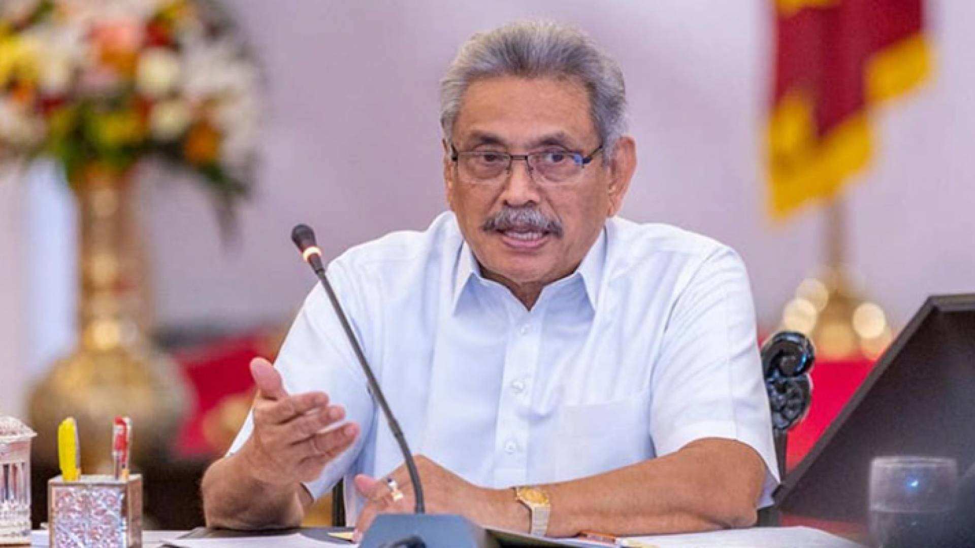 الرئيس السريلانكي غوتابايا راجابكسا