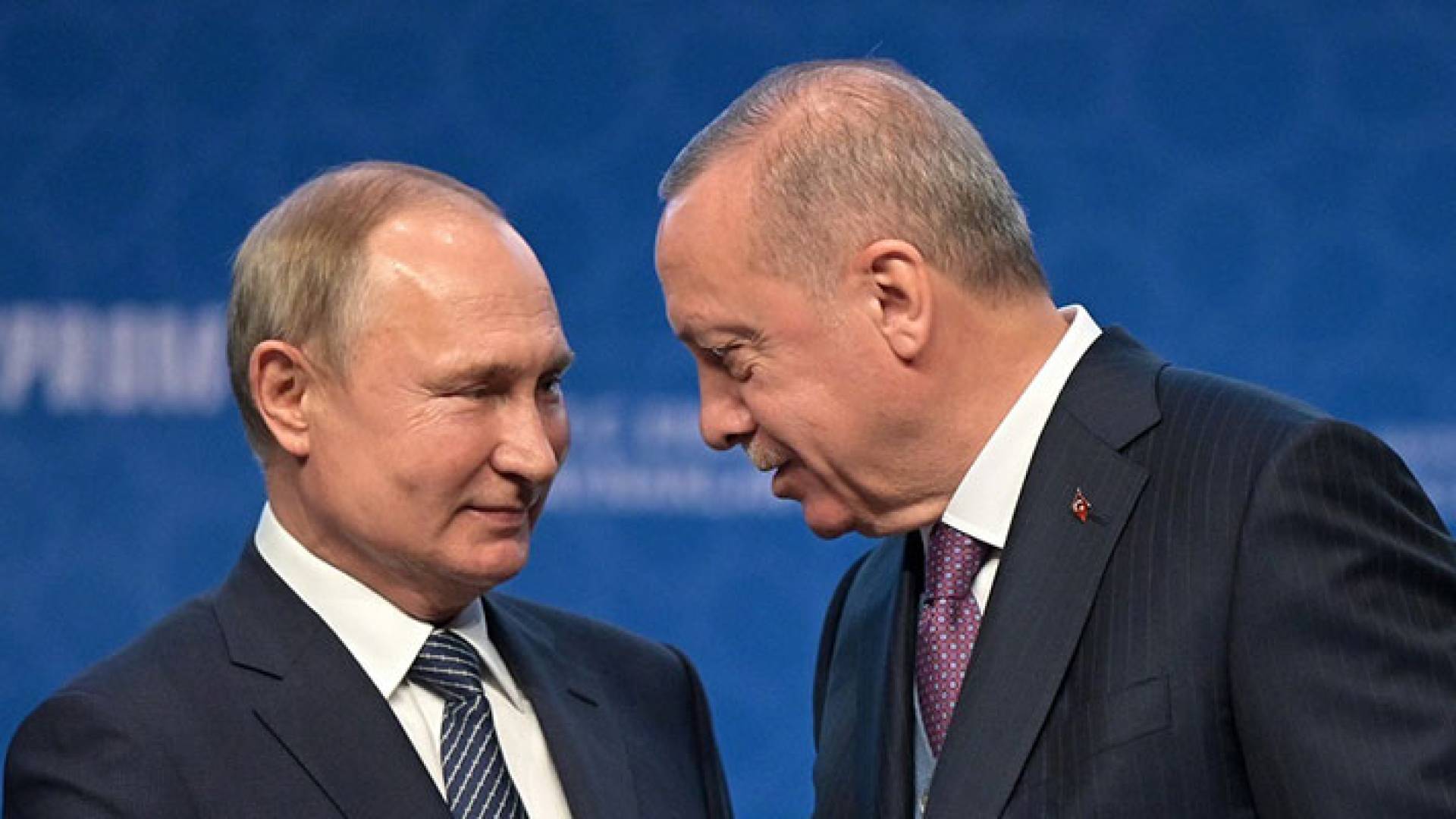 الرئيسان التركي رجب طيب أردوغان والروسي فلاديمير بوتين