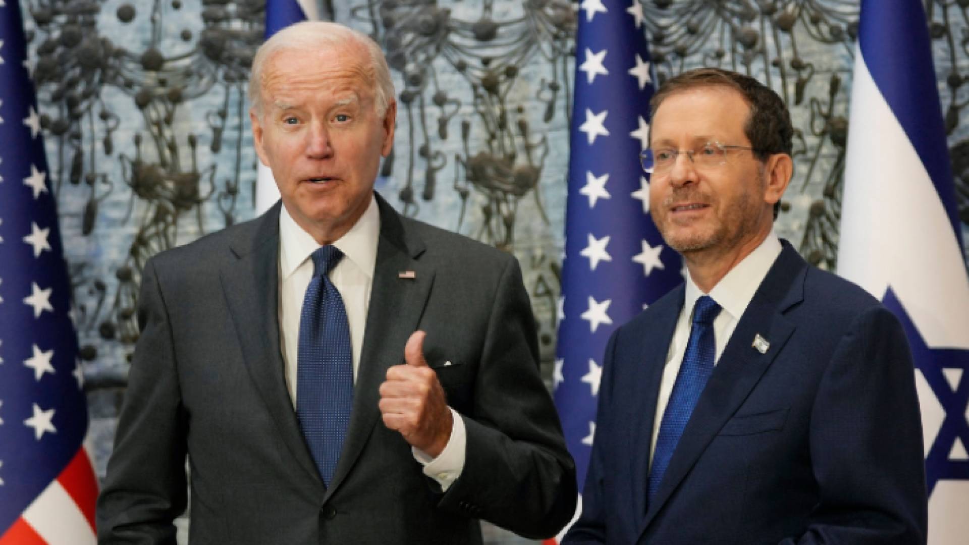 الرئيس الأمريكي جو بايدن ولابيد