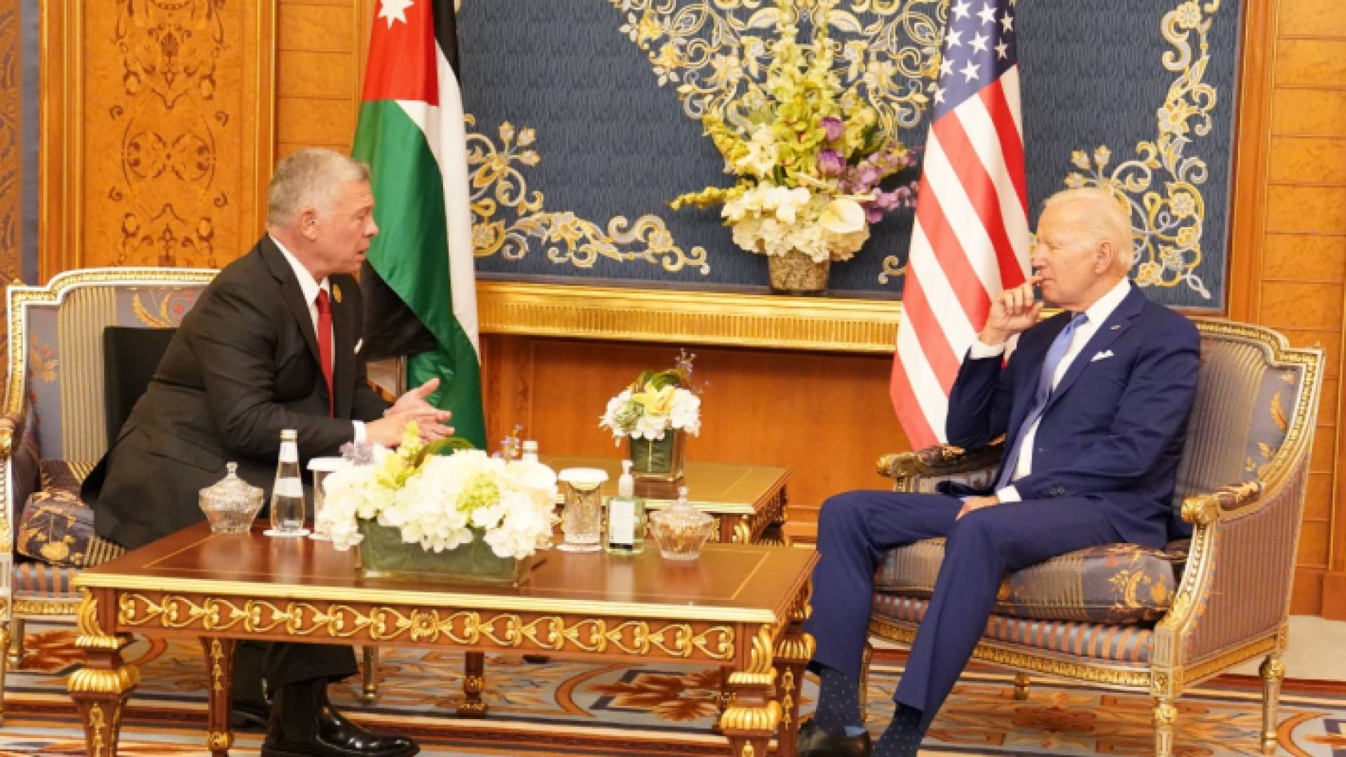 جلالة الملك عبد الله الثاني والرئيس الأمريكي جو بايدن