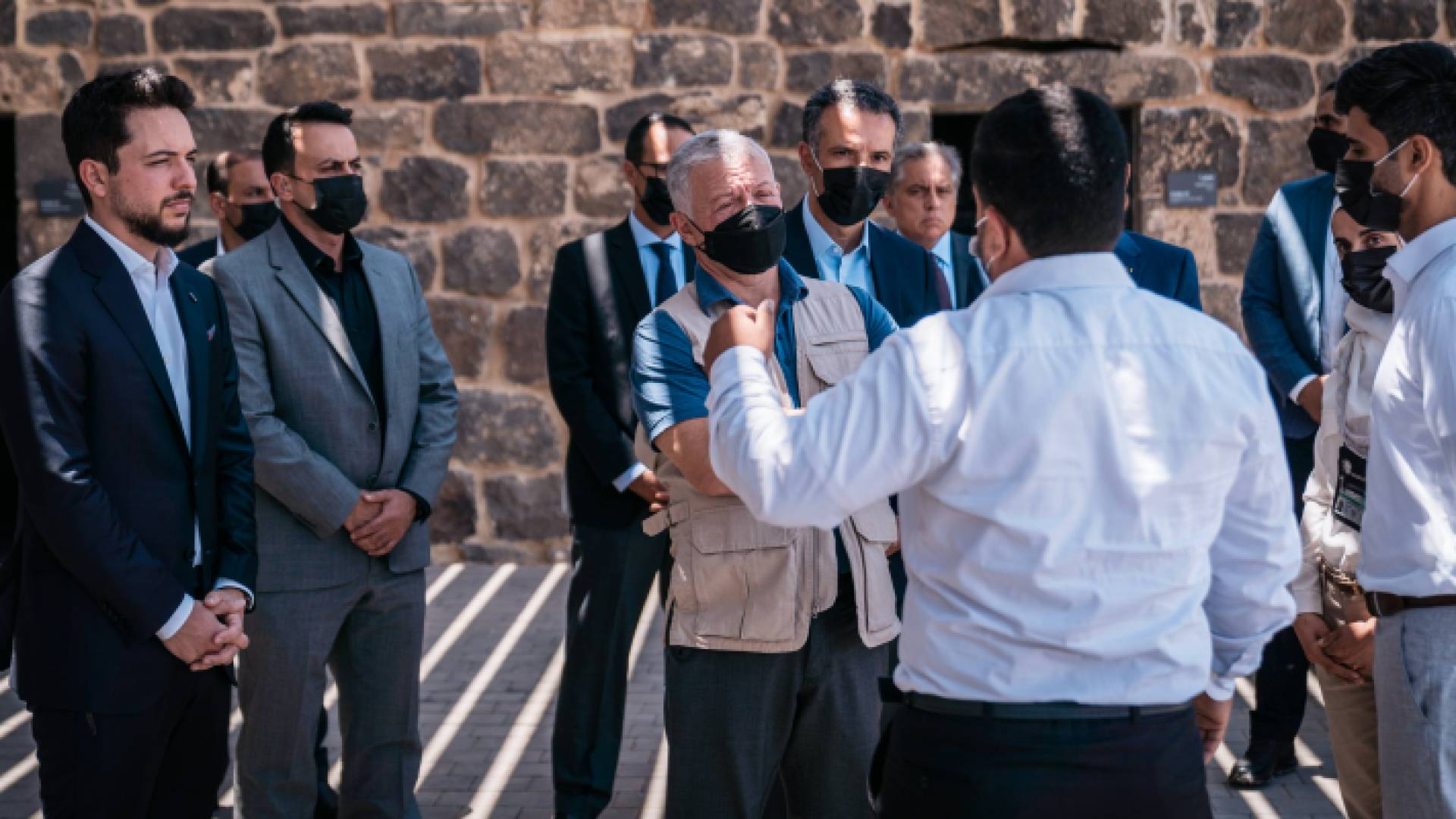 جانب من زيارة جلالة الملك