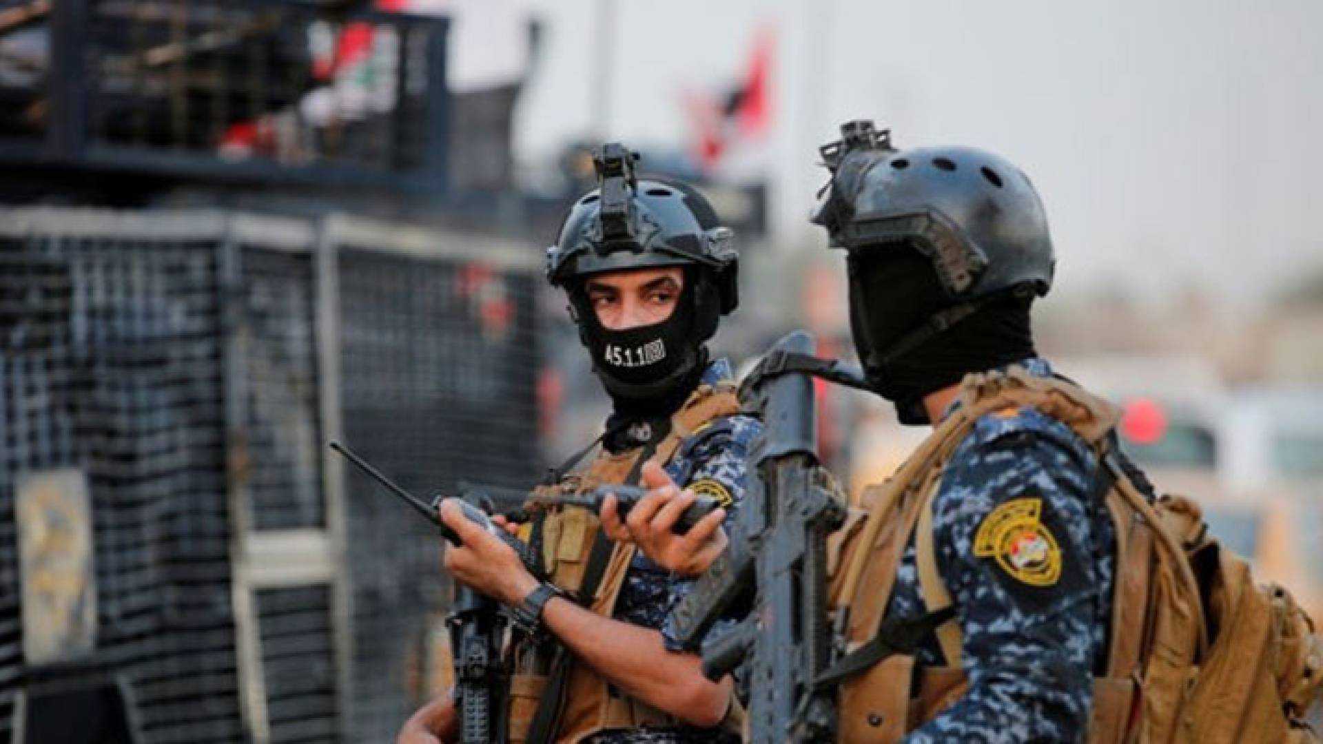 عناصر من الشرطة الإتحادية العراقية
