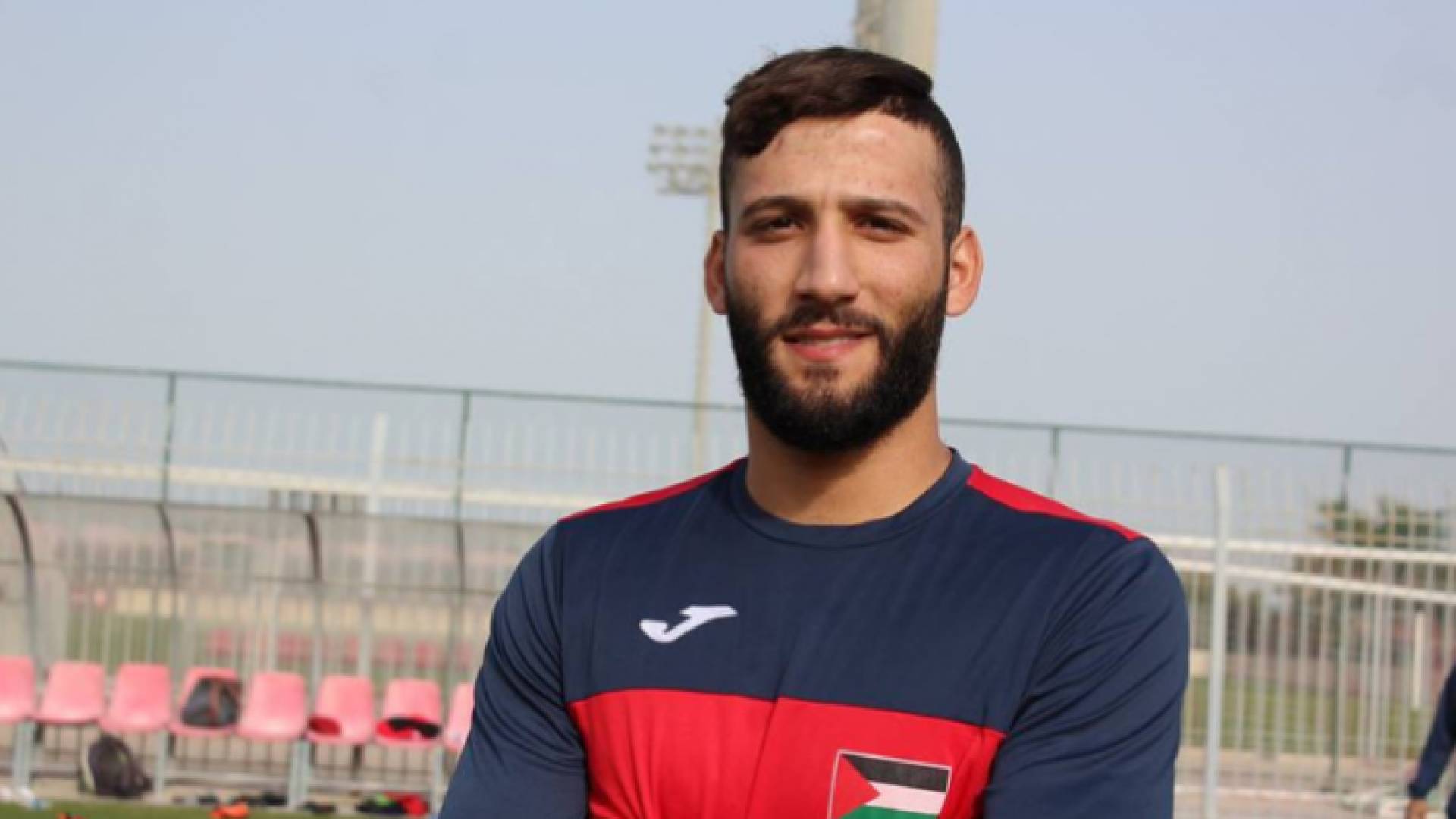 اللاعب الفلسطيني هشام قنبر