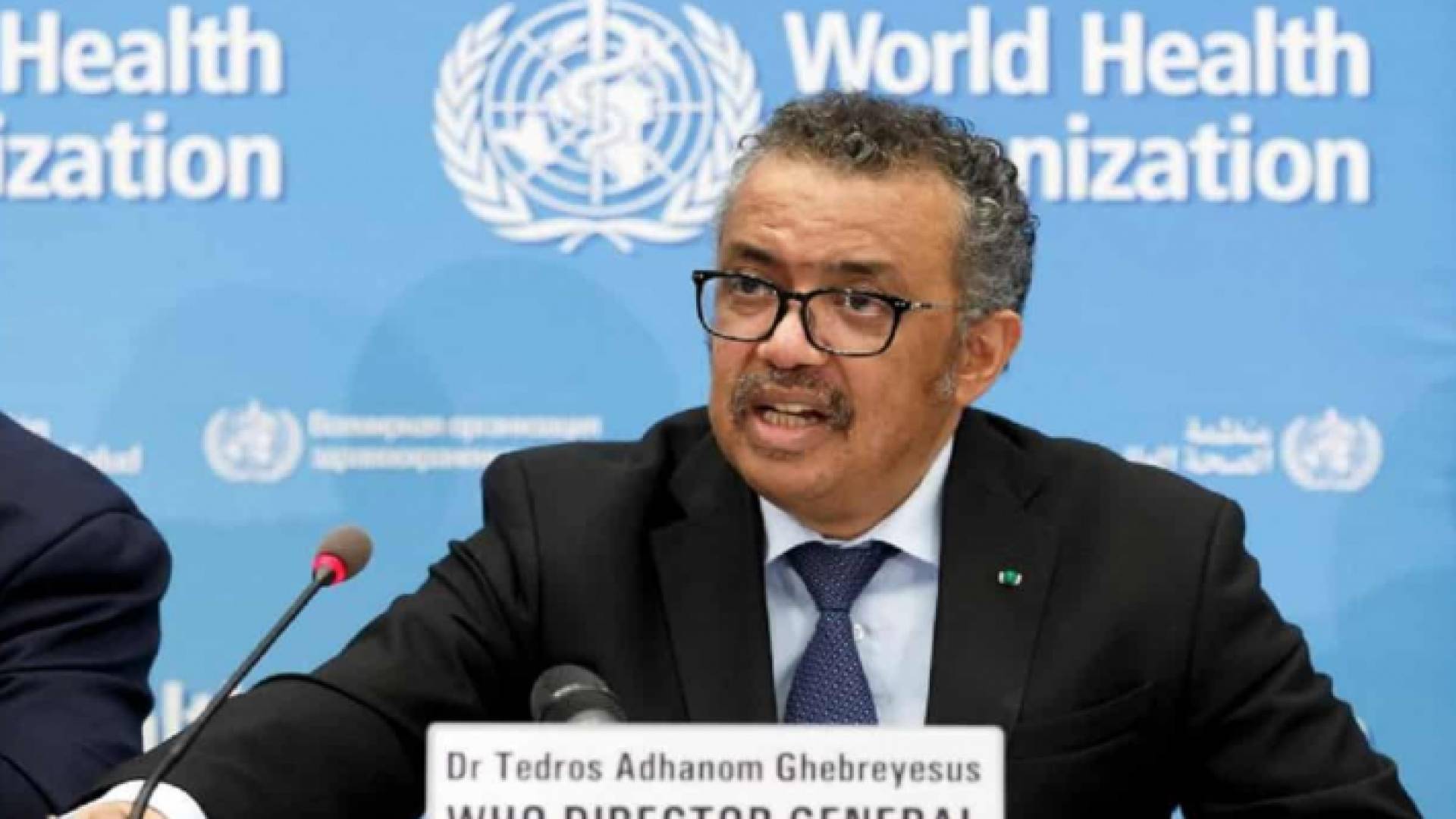 المدير العام لمنظمة الصحة العالمية تيدروس أدهانوم غيبريسوس