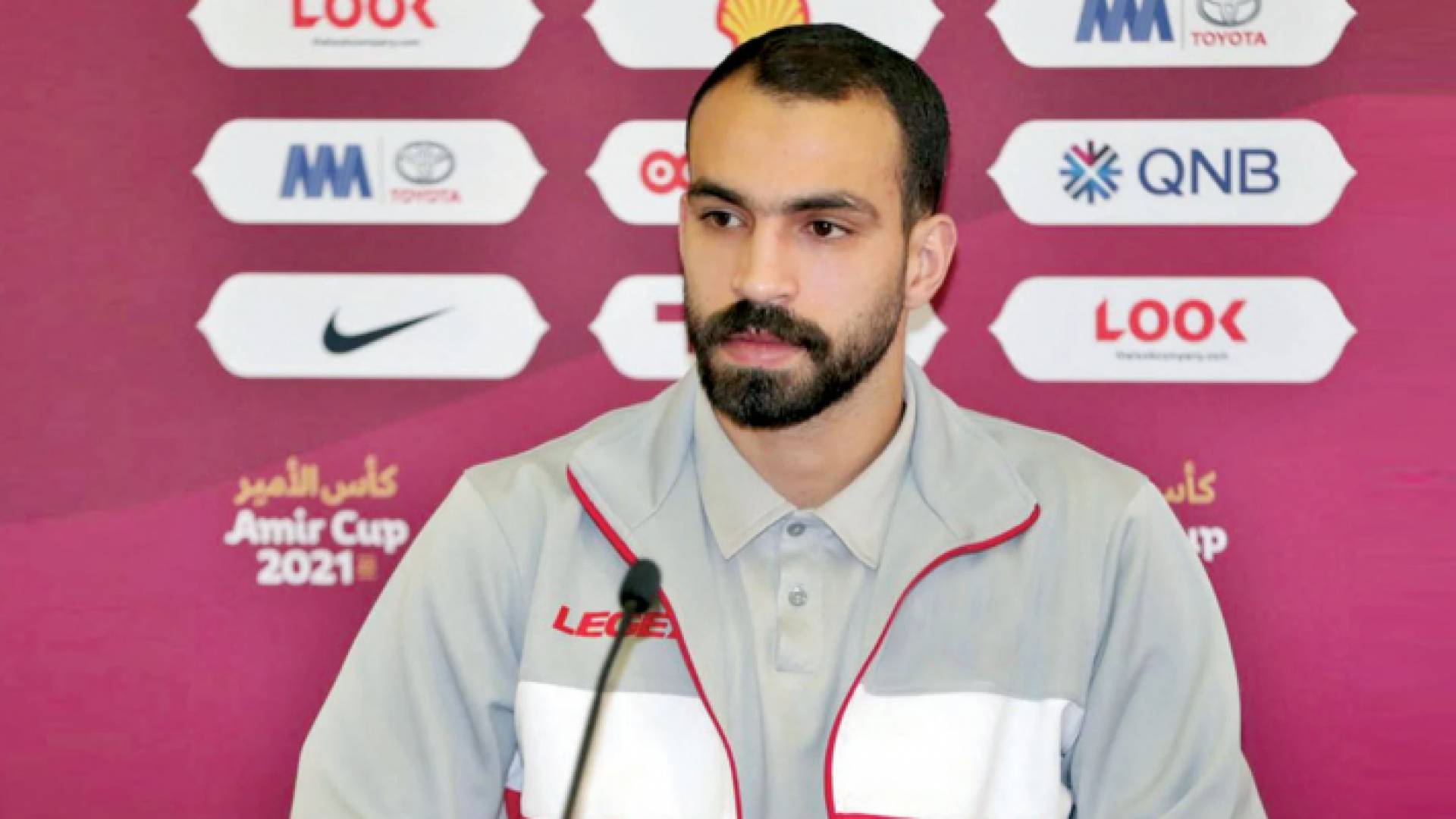 لاعب نادي الشمال القطري الأردني بهاء فيصل