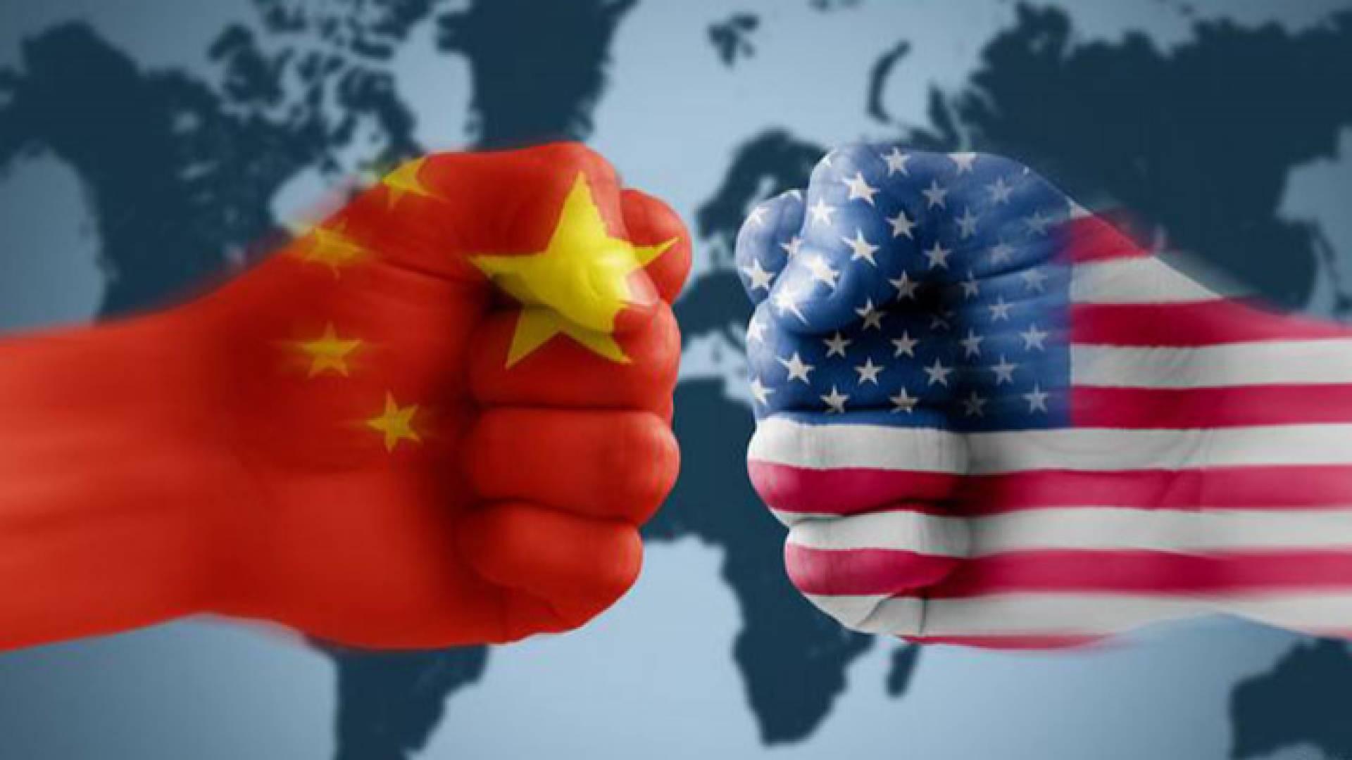 صورة تعبيرية لعلمي الولايات المتحدة والصين