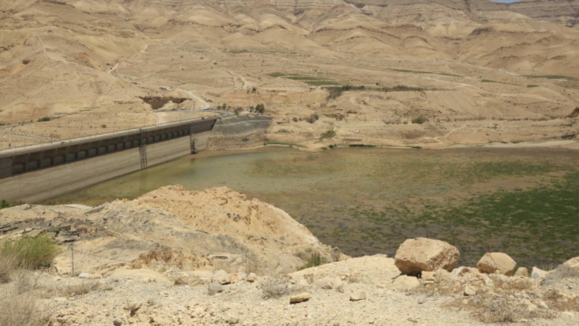 أحد السدود في الأردن