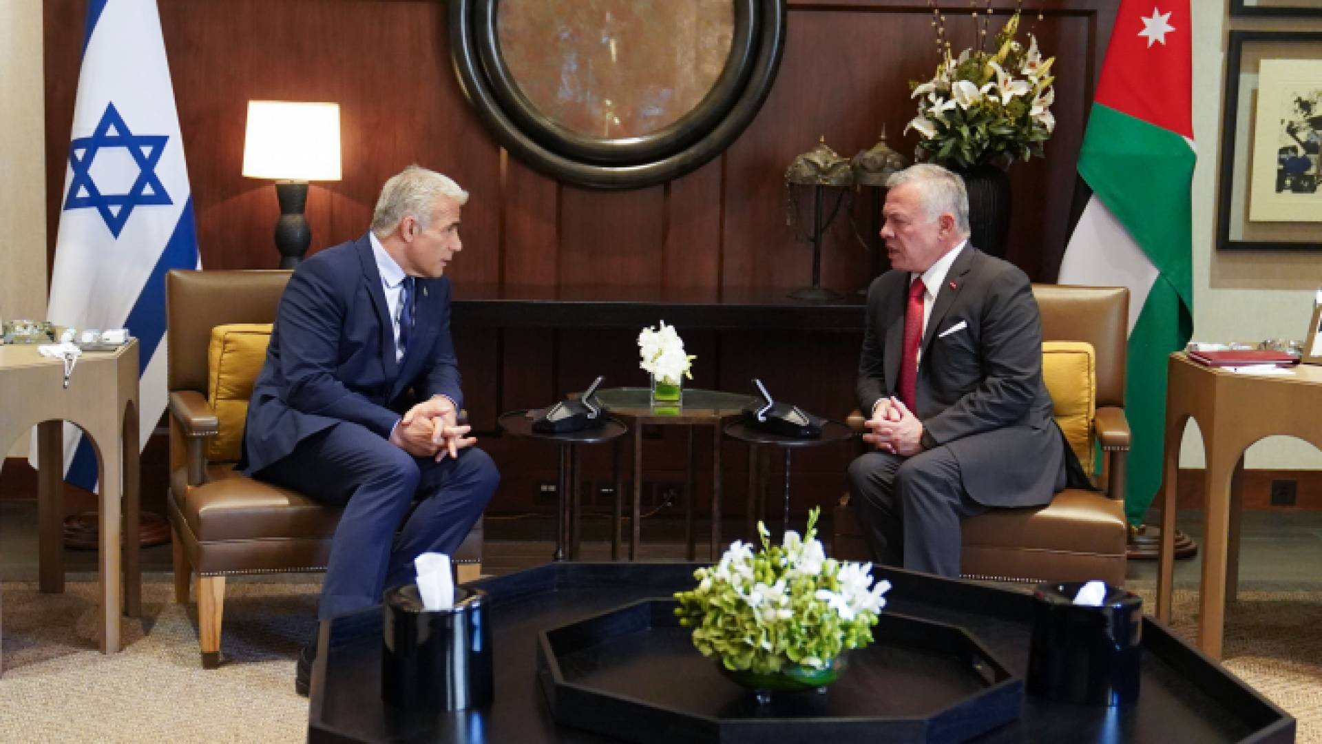 جلالة الملك ويائير لابيد