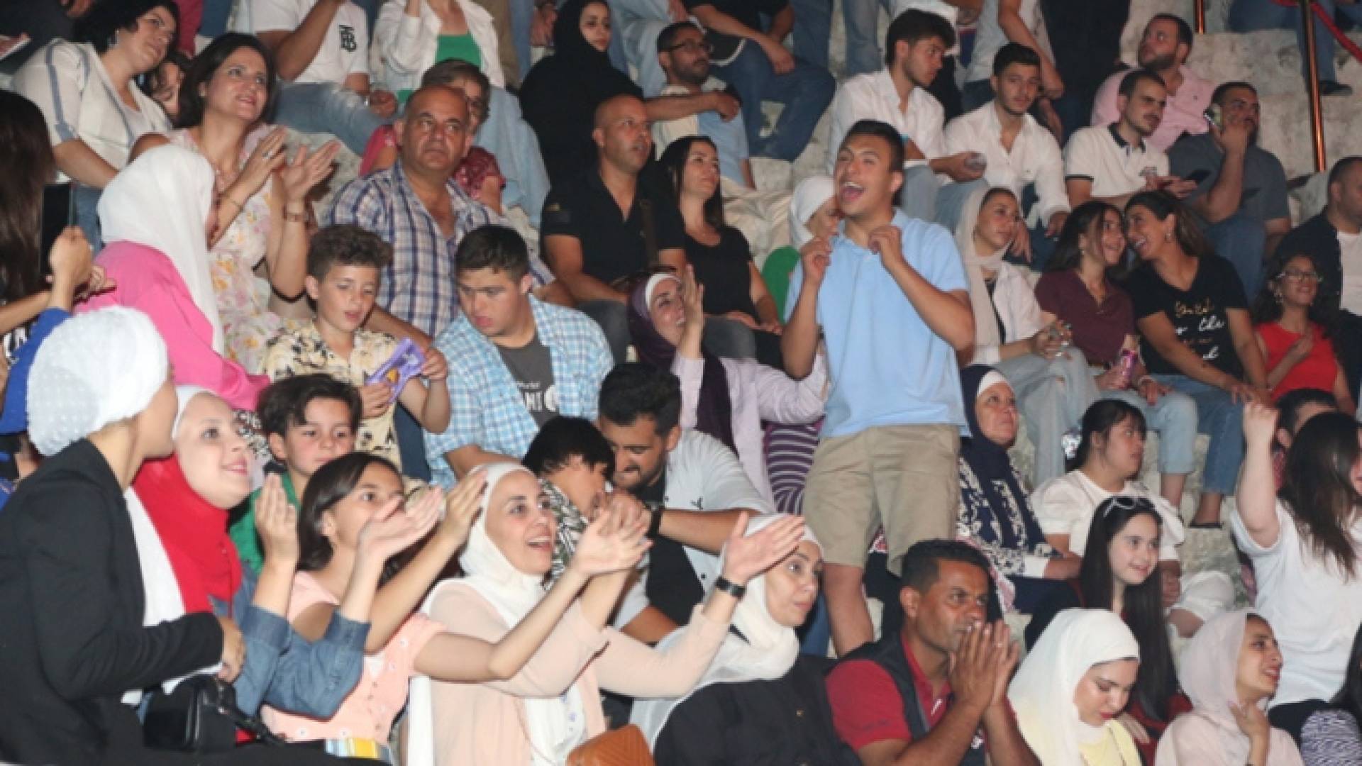 صورة للحضور في مهرجان جرش