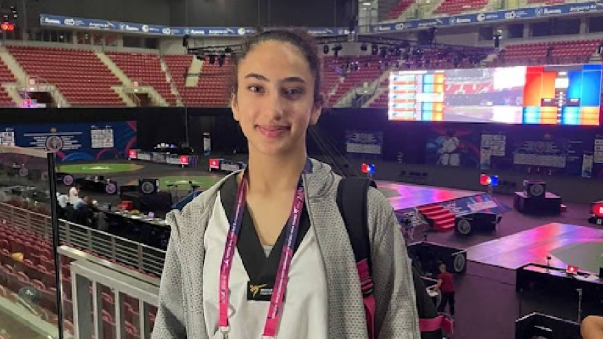 نجمة المنتخب الوطني للتايكواندو للناشئين ميسر الدهامشة